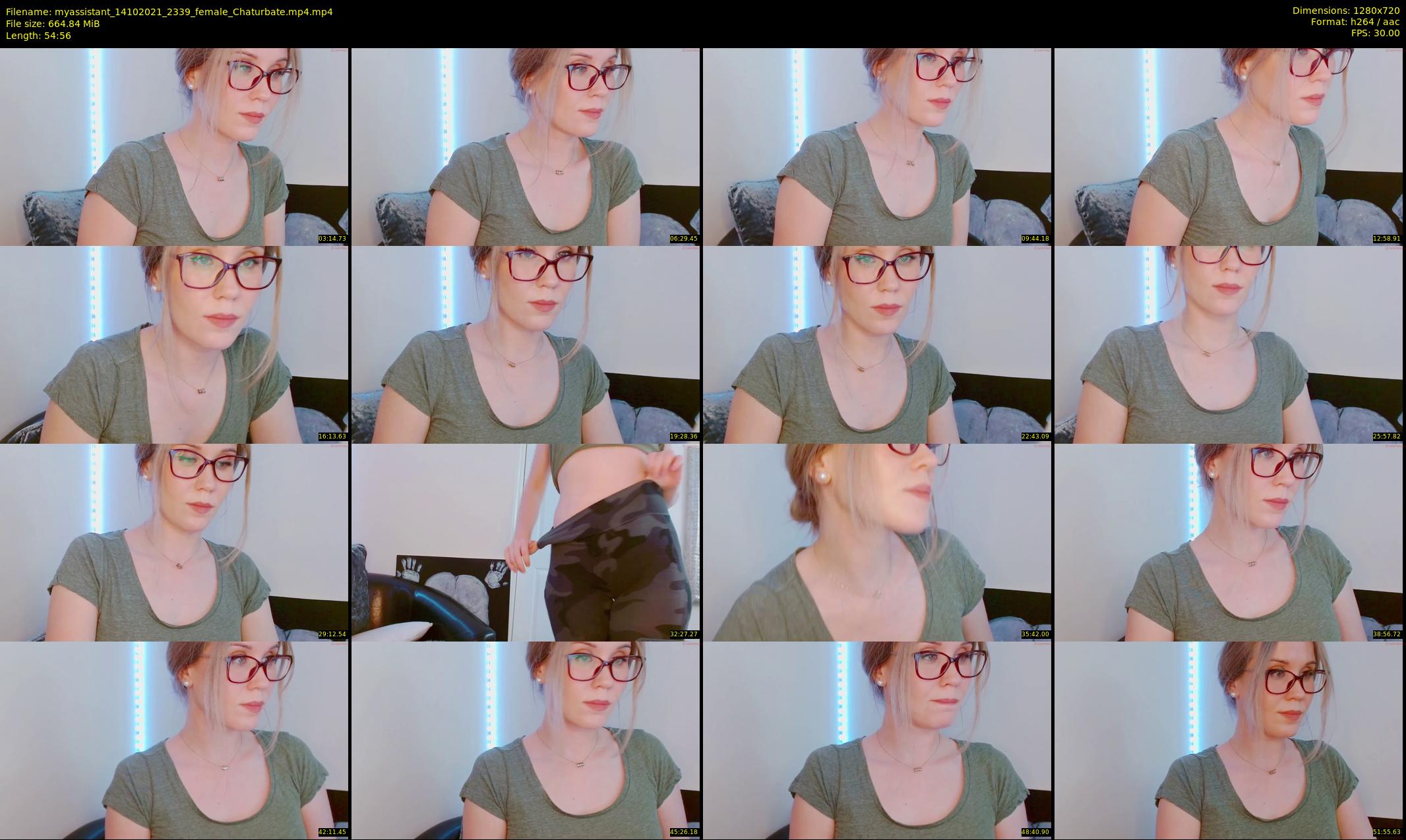 myassistant — 55 minute Chaturbate female cam show recording, 720p, Oct 14, 2021