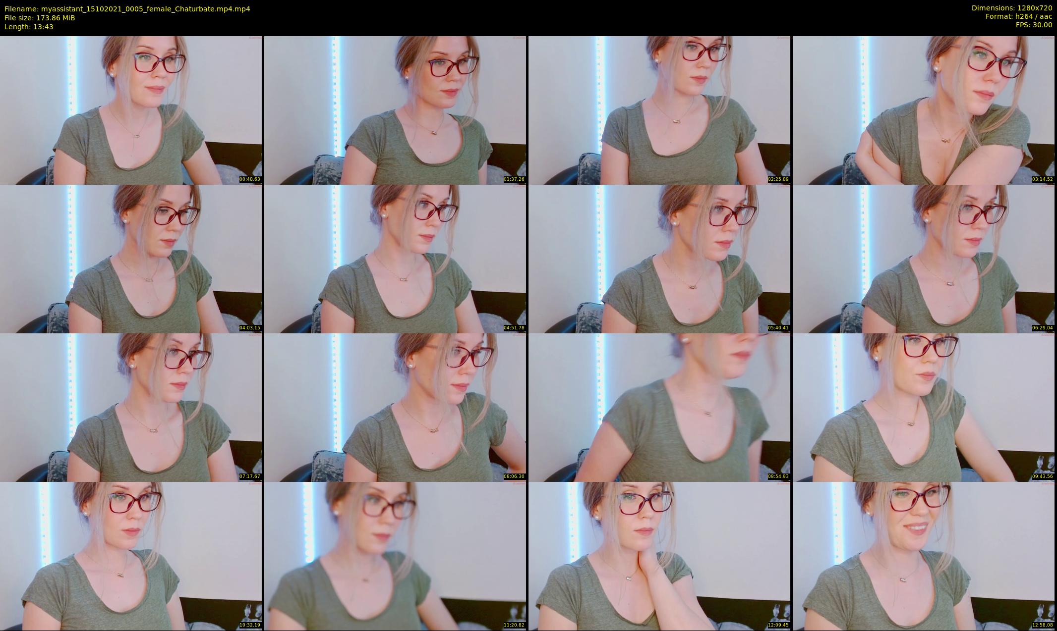 myassistant — 14 minute Chaturbate female cam show recording, 720p, Oct 15, 2021