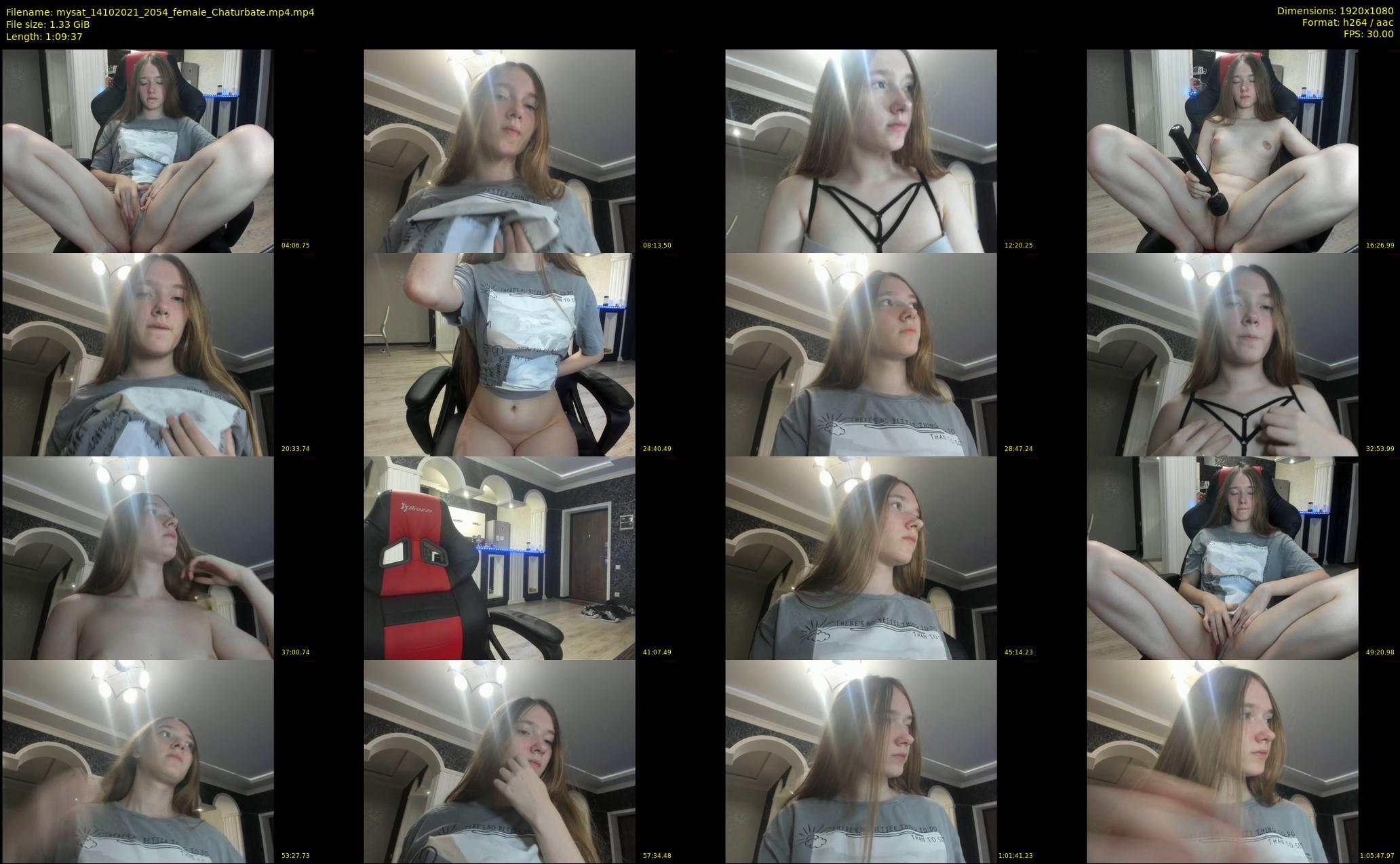 mysat — 70 minute Chaturbate female cam show recording, 1080p, Oct 14, 2021