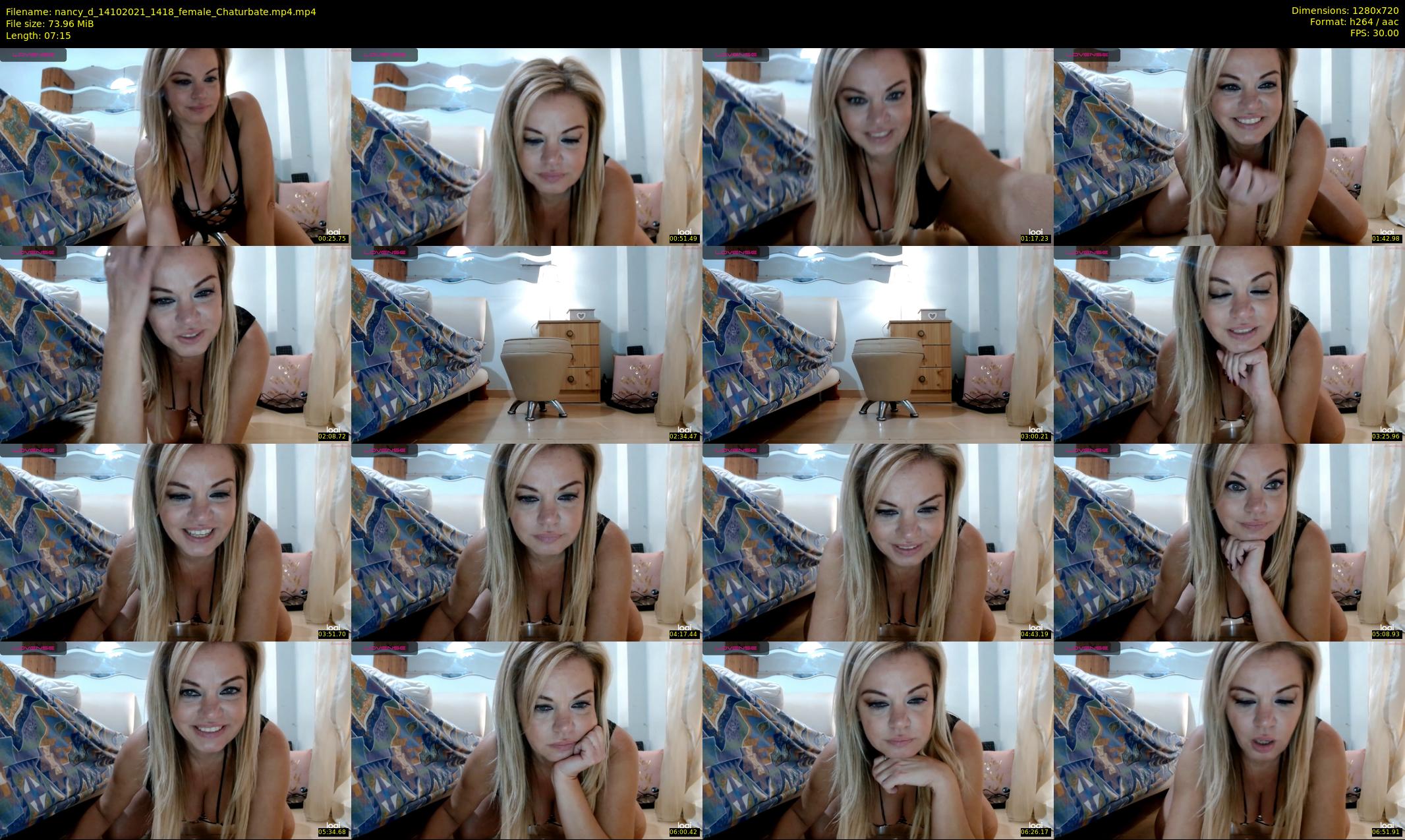 nancy_d — 8 minute Chaturbate female cam show recording, 720p, Oct 14, 2021
