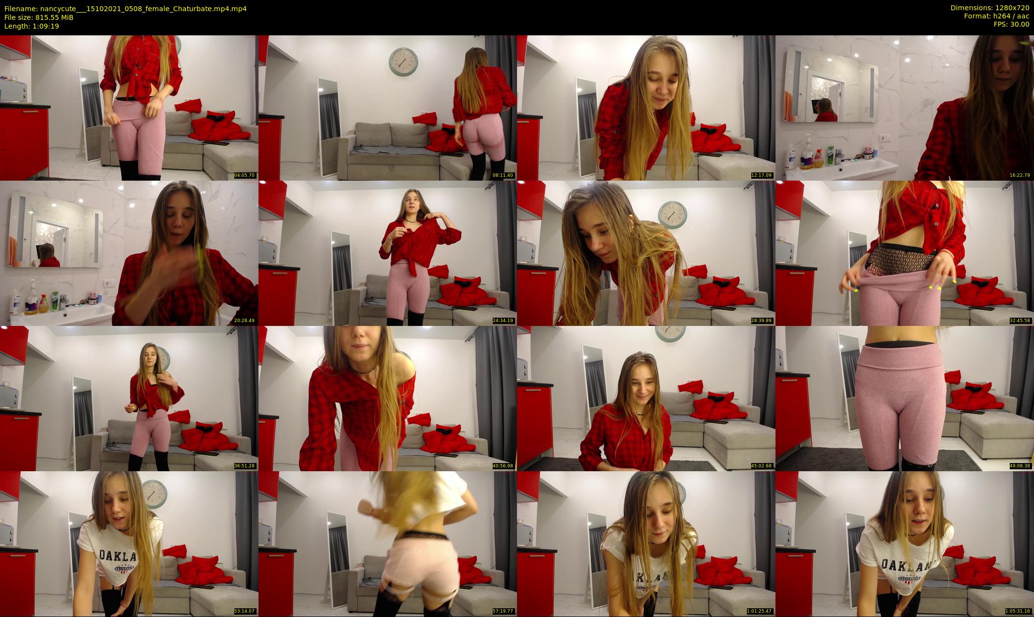nancycute__ — 70 minute Chaturbate female cam show recording, 720p, Oct 15, 2021
