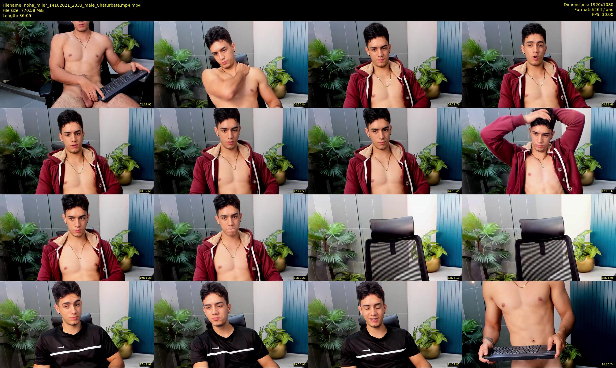 noha_miler — 37 minute Chaturbate male cam show recording, 1080p, Oct 14, 2021