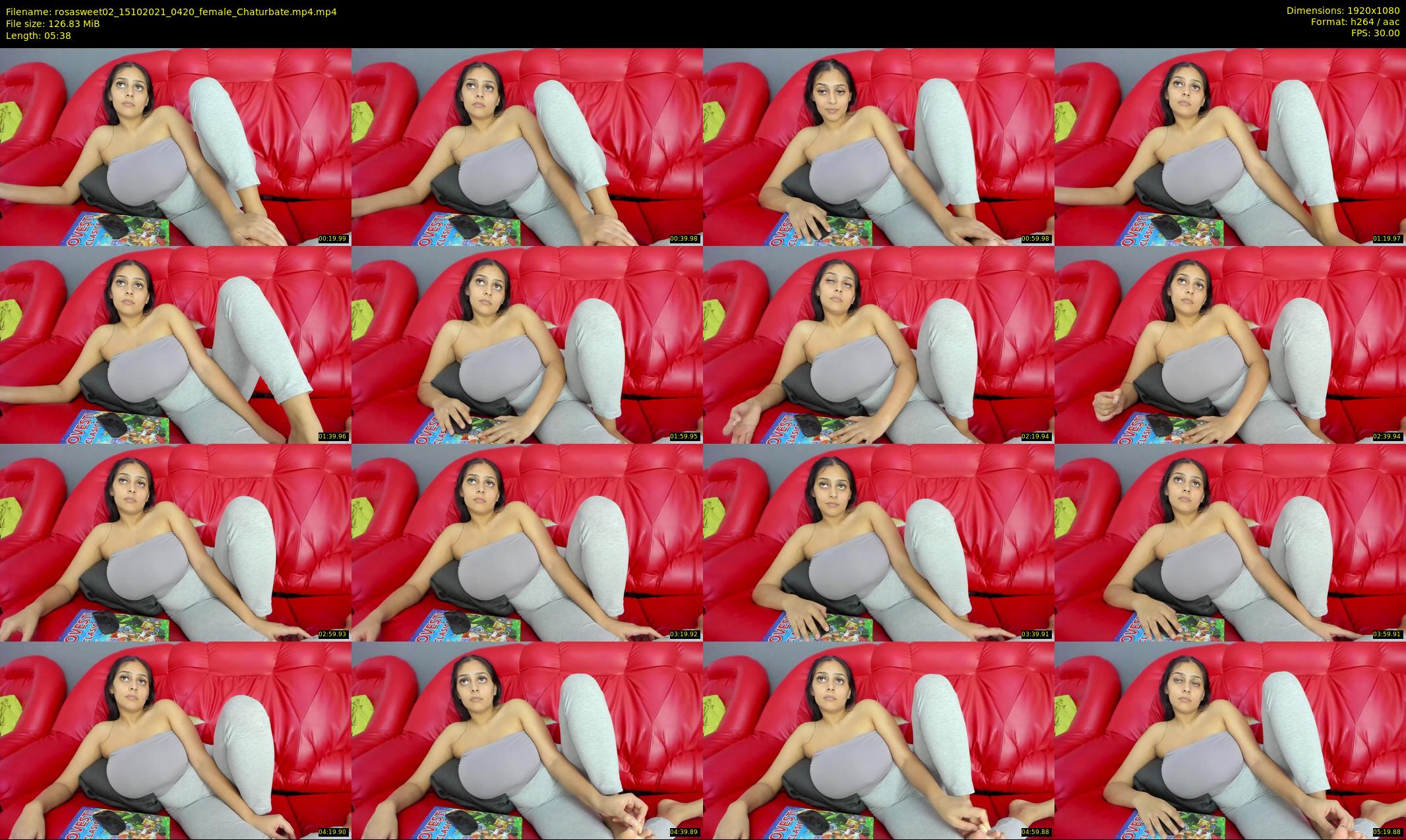 rosasweet02 — 6 minute Chaturbate female cam show recording, 1080p, Oct 15, 2021