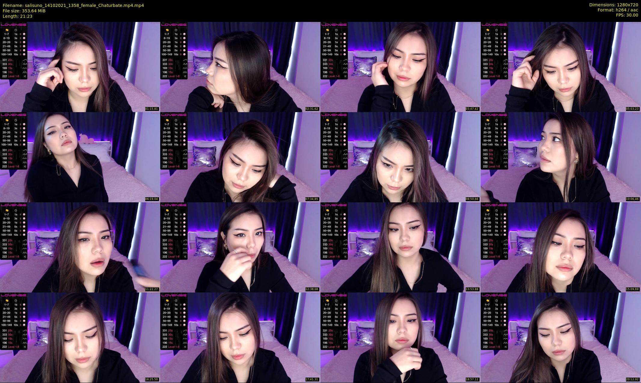 salisuno — 22 minute Chaturbate female cam show recording, 720p, Oct 14, 2021