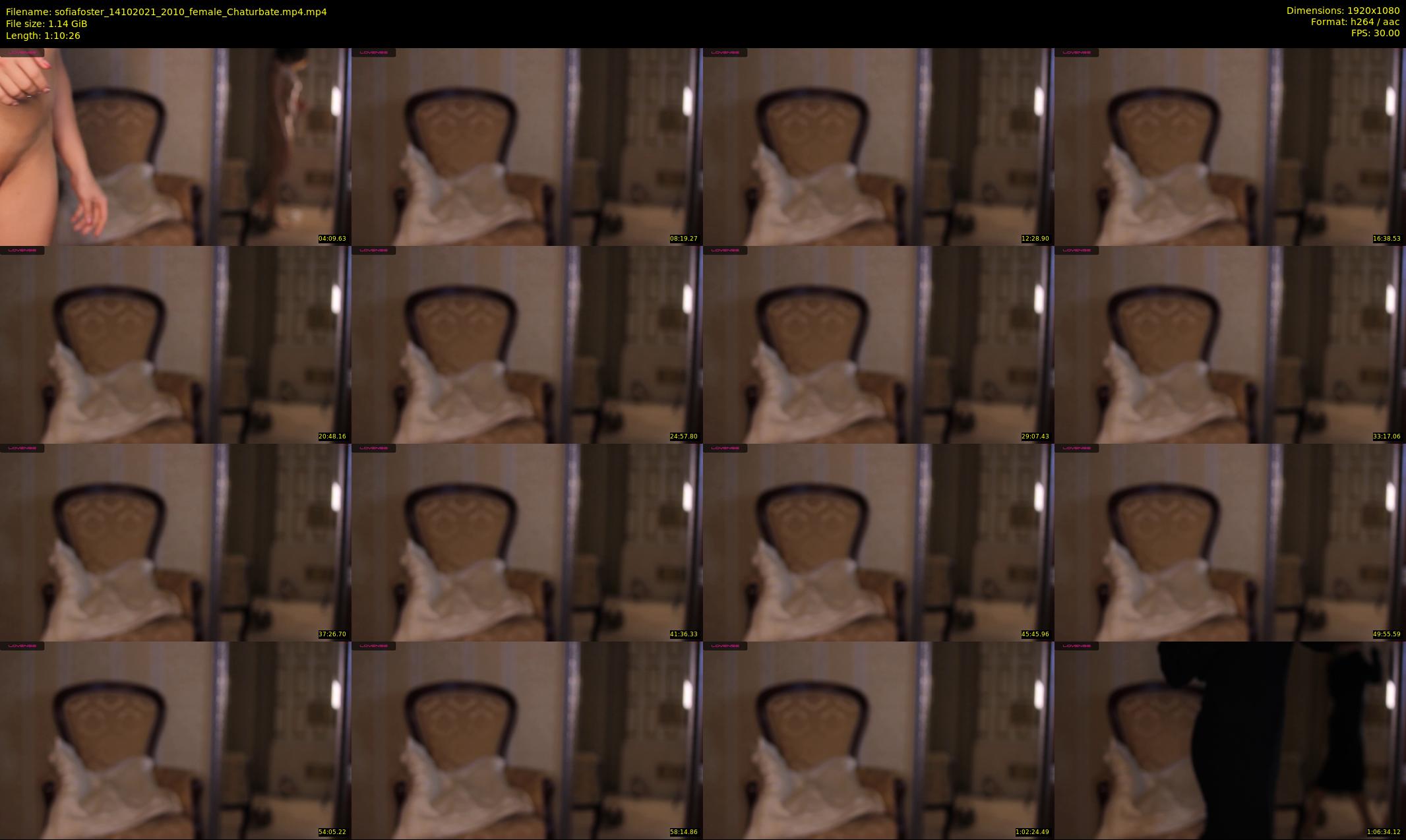 sofiafoster — 71 minute Chaturbate female cam show recording, 1080p, Oct 14, 2021