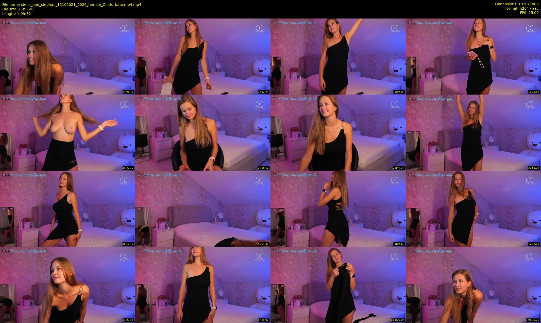stella_and_stephan — 70 minute Chaturbate couple cam show recording, 1080p, Oct 15, 2021