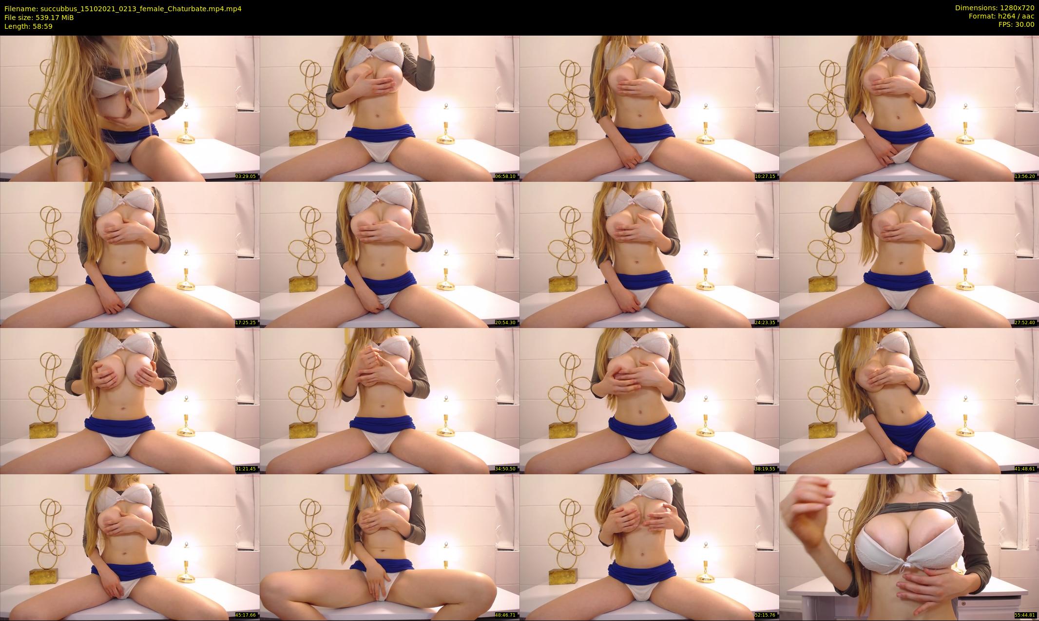 succubbus — 59 minute Chaturbate female cam show recording, 720p, Oct 15, 2021