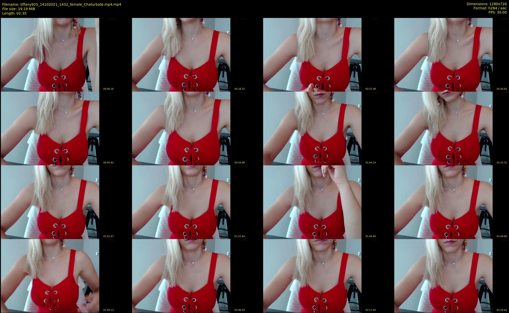 tiffany925 — 3 minute Chaturbate female cam show recording, 720p, Oct 14, 2021