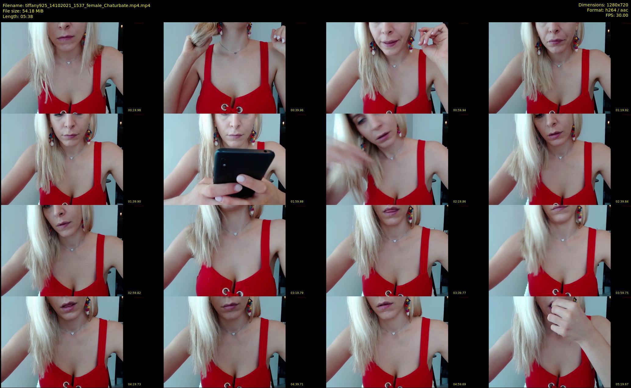 tiffany925 — 6 minute Chaturbate female cam show recording, 720p, Oct 14, 2021