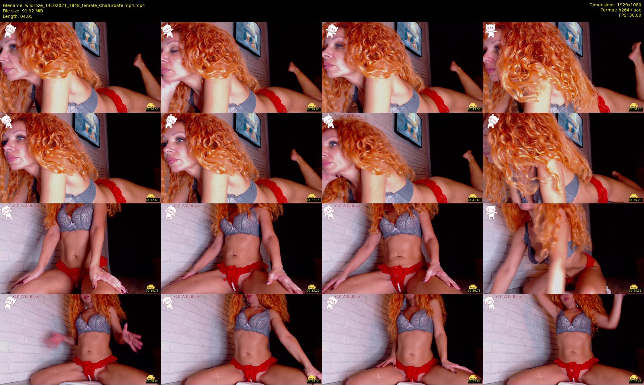 wildroze — 5 minute Chaturbate female cam show recording, 1080p, Oct 14, 2021