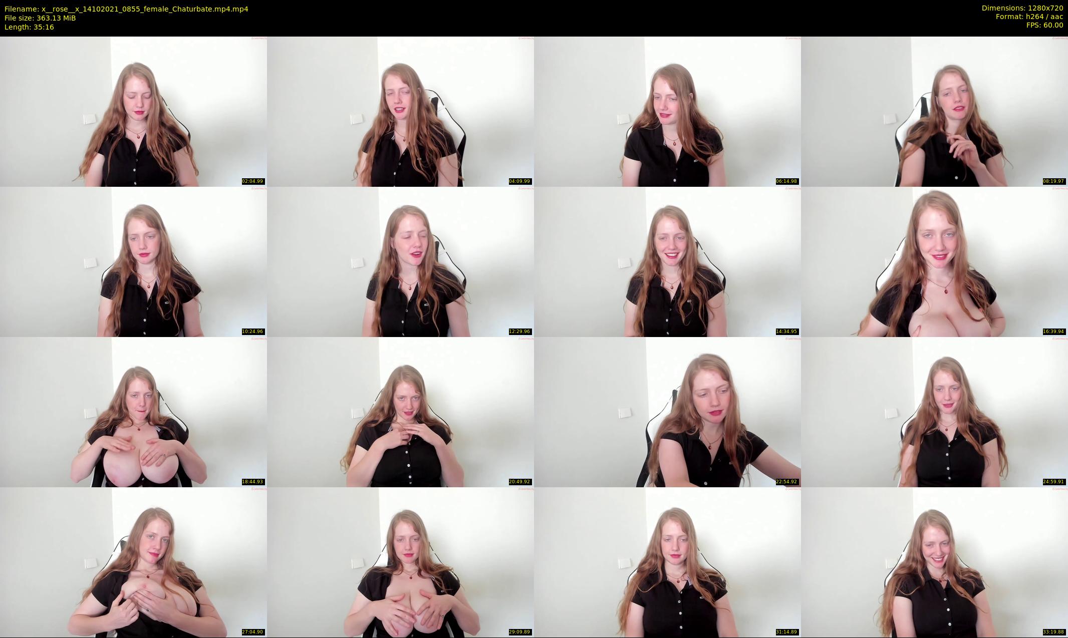 x__rose__x — 36 minute Chaturbate female cam show recording, 720p, Oct 14, 2021