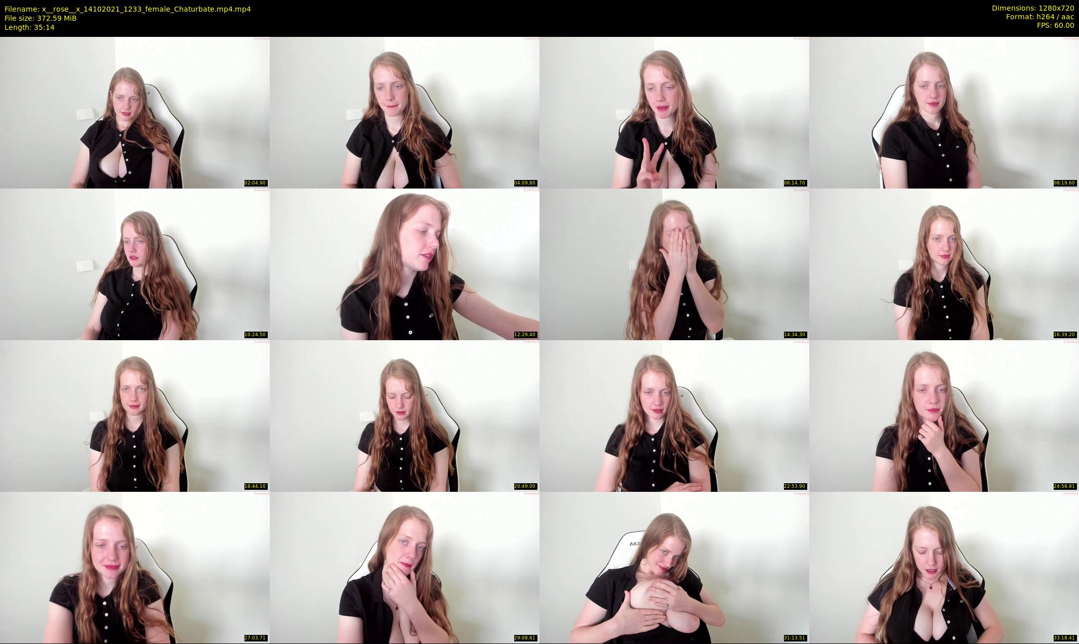x__rose__x — 36 minute Chaturbate female cam show recording, 720p, Oct 14, 2021