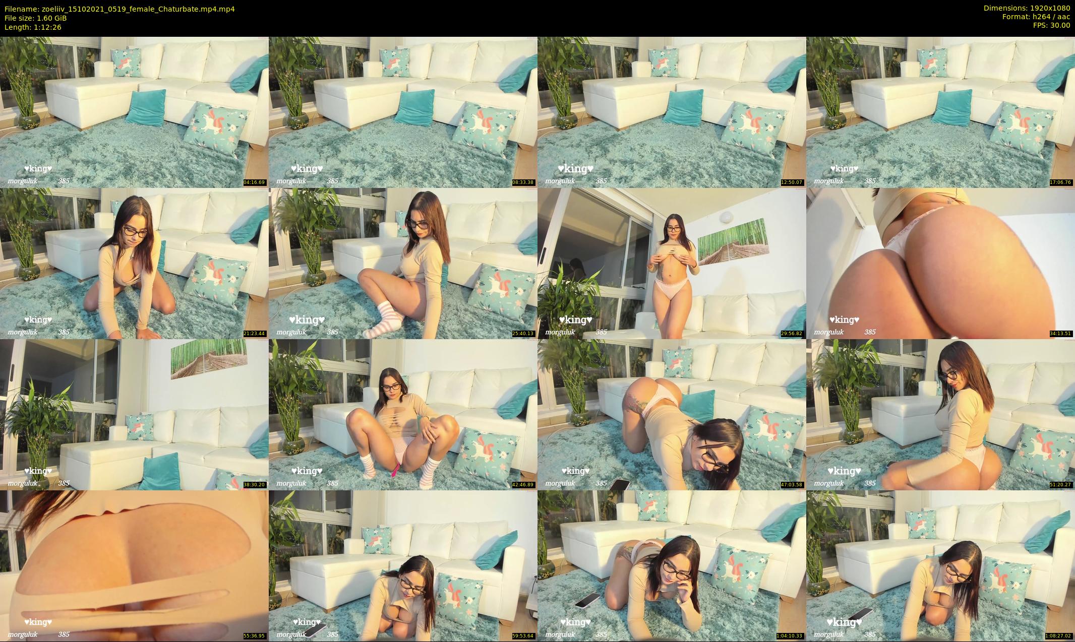 zoeliiv — 73 minute Chaturbate female cam show recording, 1080p, Oct 15, 2021