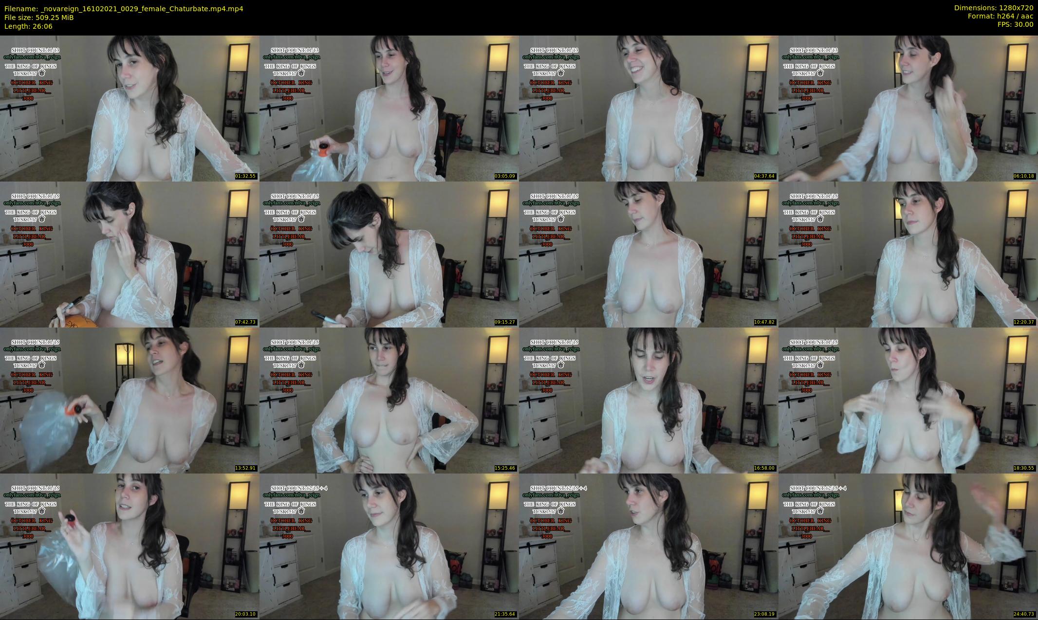 _novareign — 27 minute Chaturbate female cam show recording, 720p, Oct 16, 2021