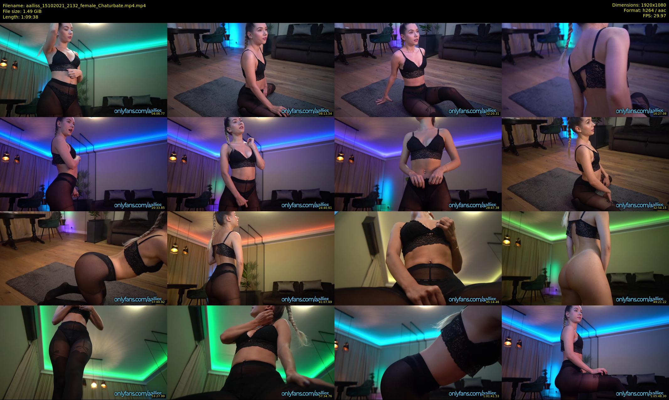 aalliss — 70 minute Chaturbate female cam show recording, 1080p, Oct 15, 2021