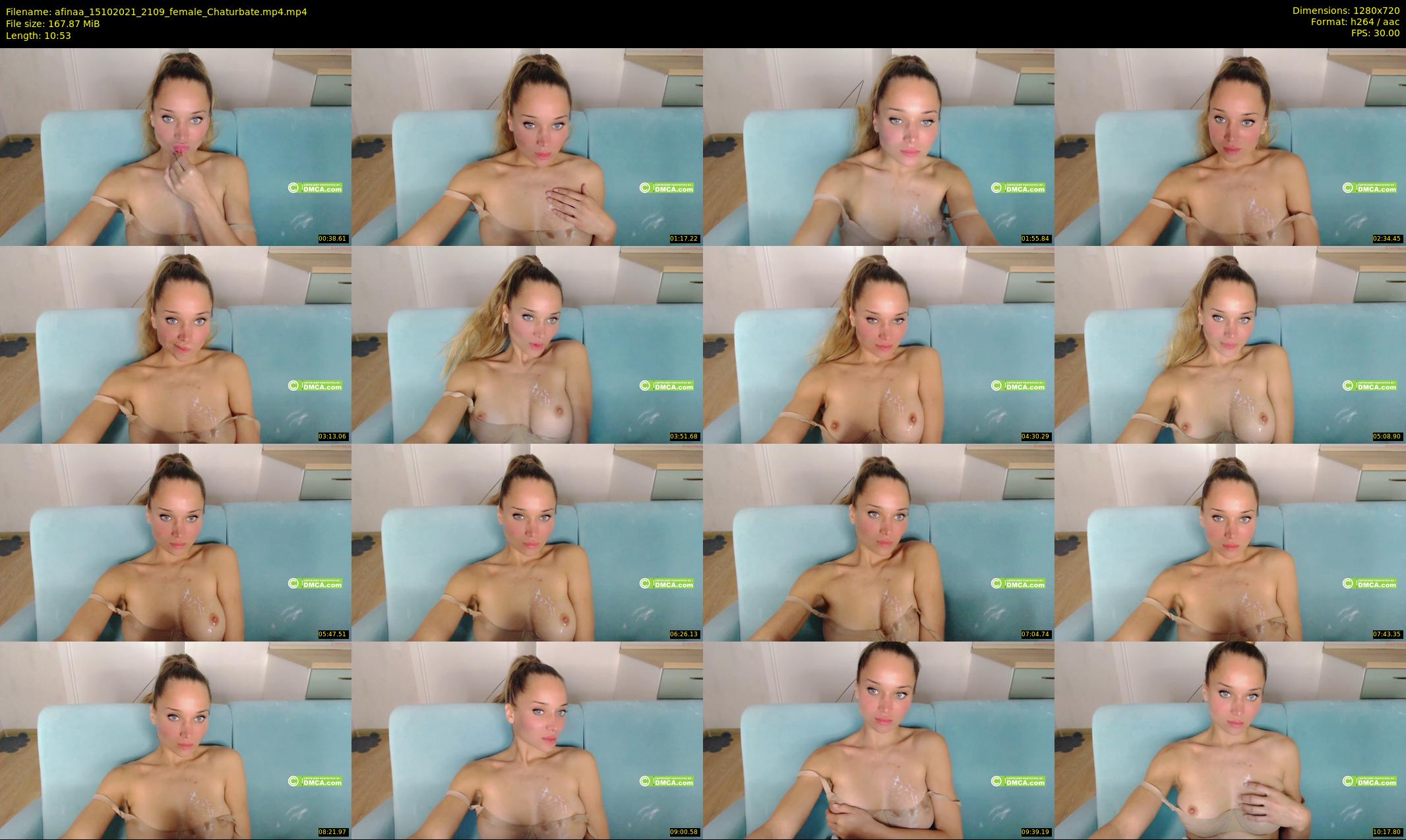 afinaa — 11 minute Chaturbate female cam show recording, 720p, Oct 15, 2021