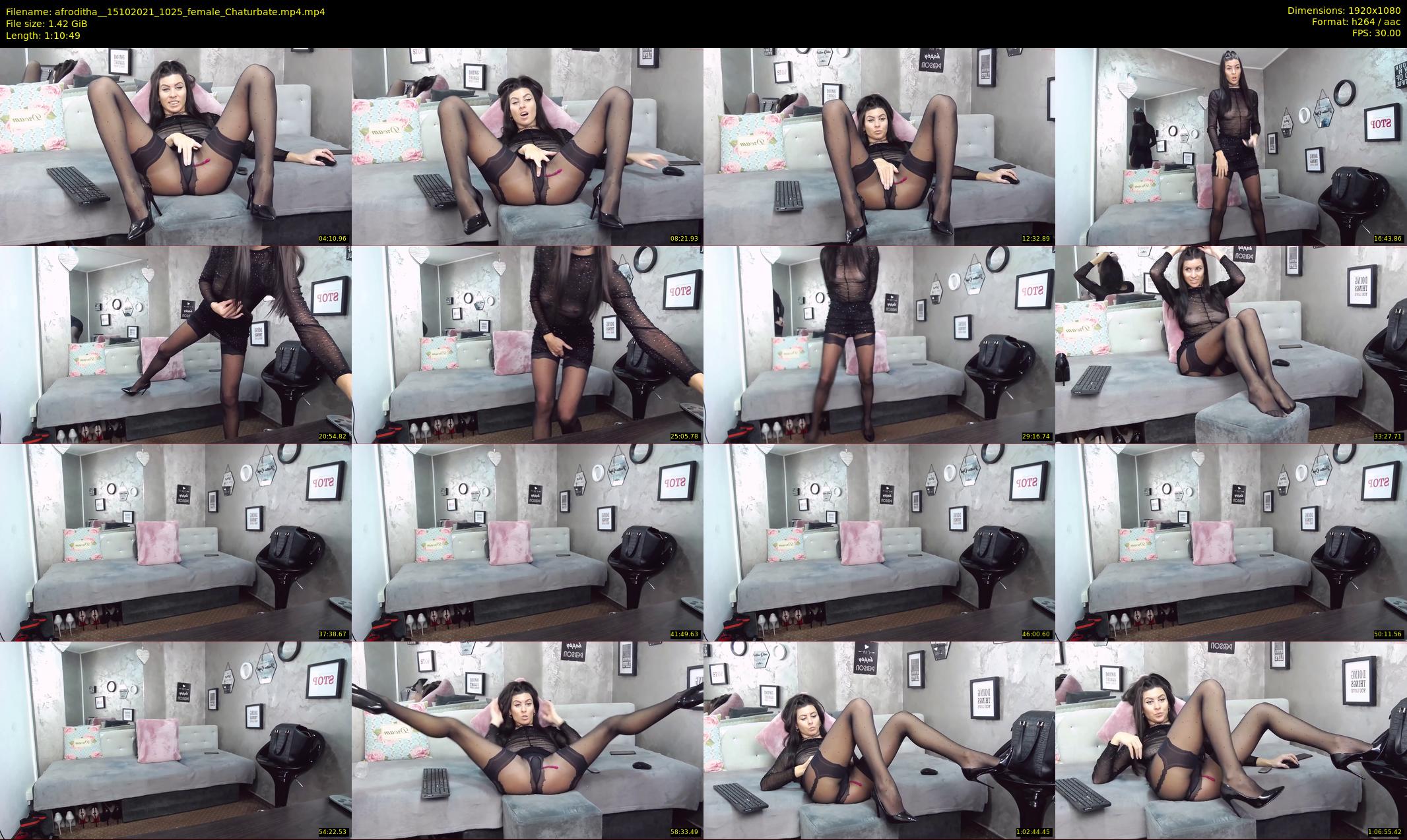 afroditha_ — 71 minute Chaturbate female cam show recording, 1080p, Oct 15, 2021