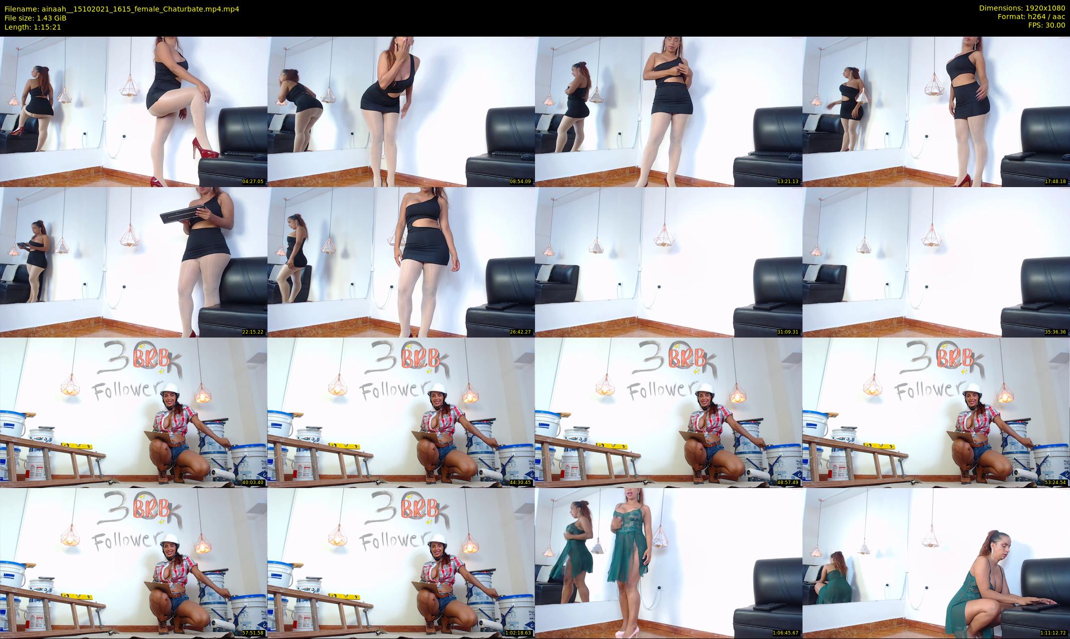 ainaah_ — 76 minute Chaturbate female cam show recording, 1080p, Oct 15, 2021