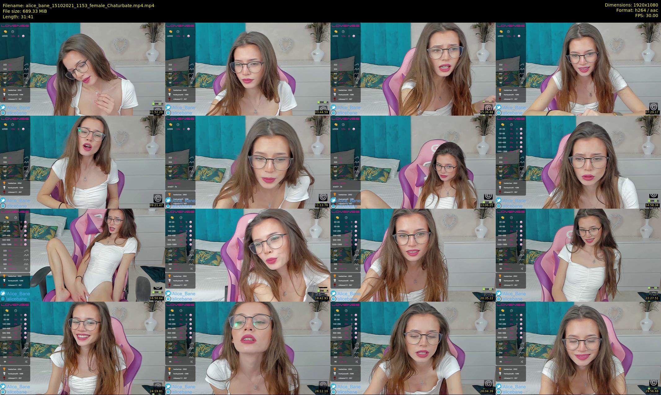 alice_bane — 32 minute Chaturbate female cam show recording, 1080p, Oct 15, 2021
