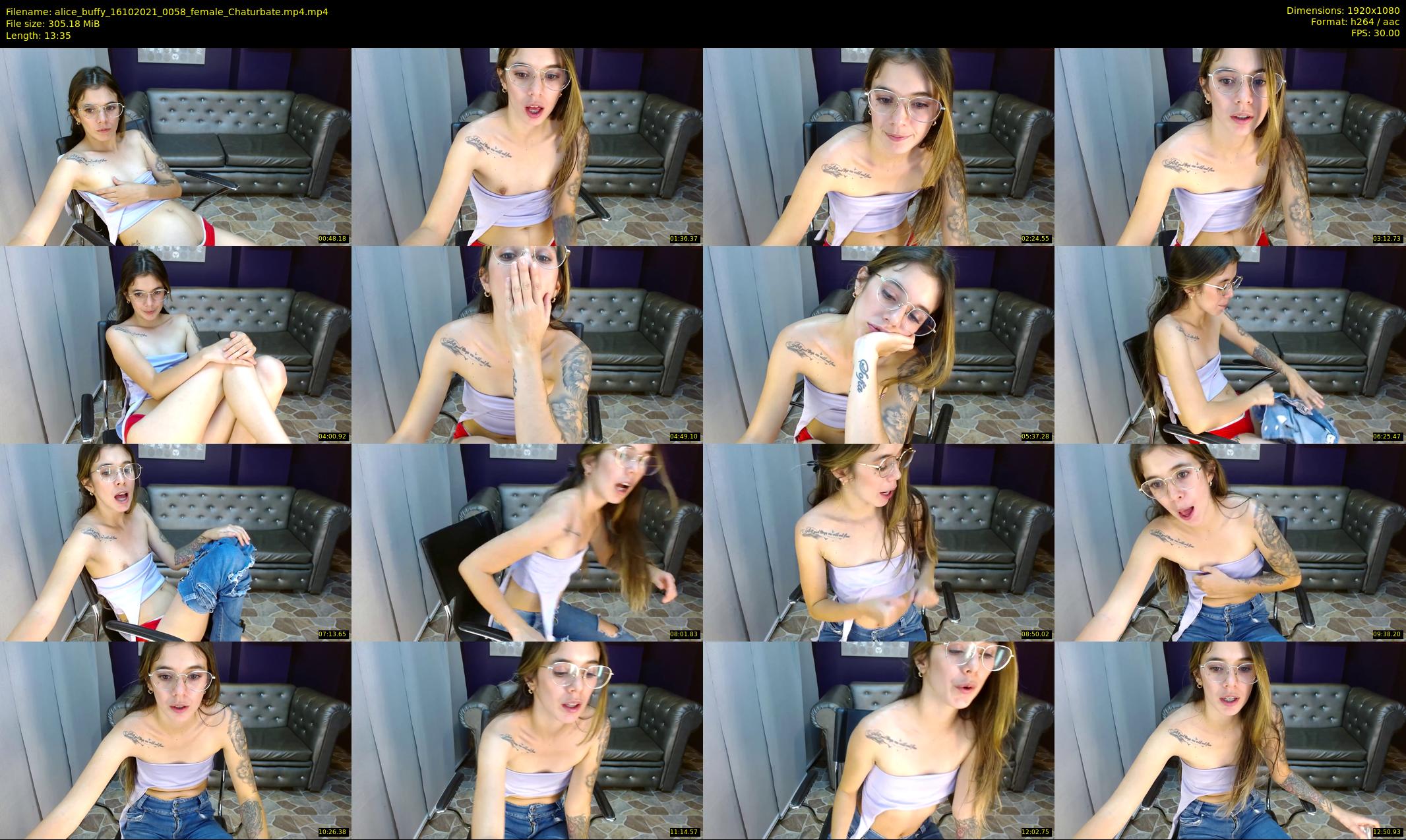 alice_buffy — 14 minute Chaturbate female cam show recording, 1080p, Oct 16, 2021