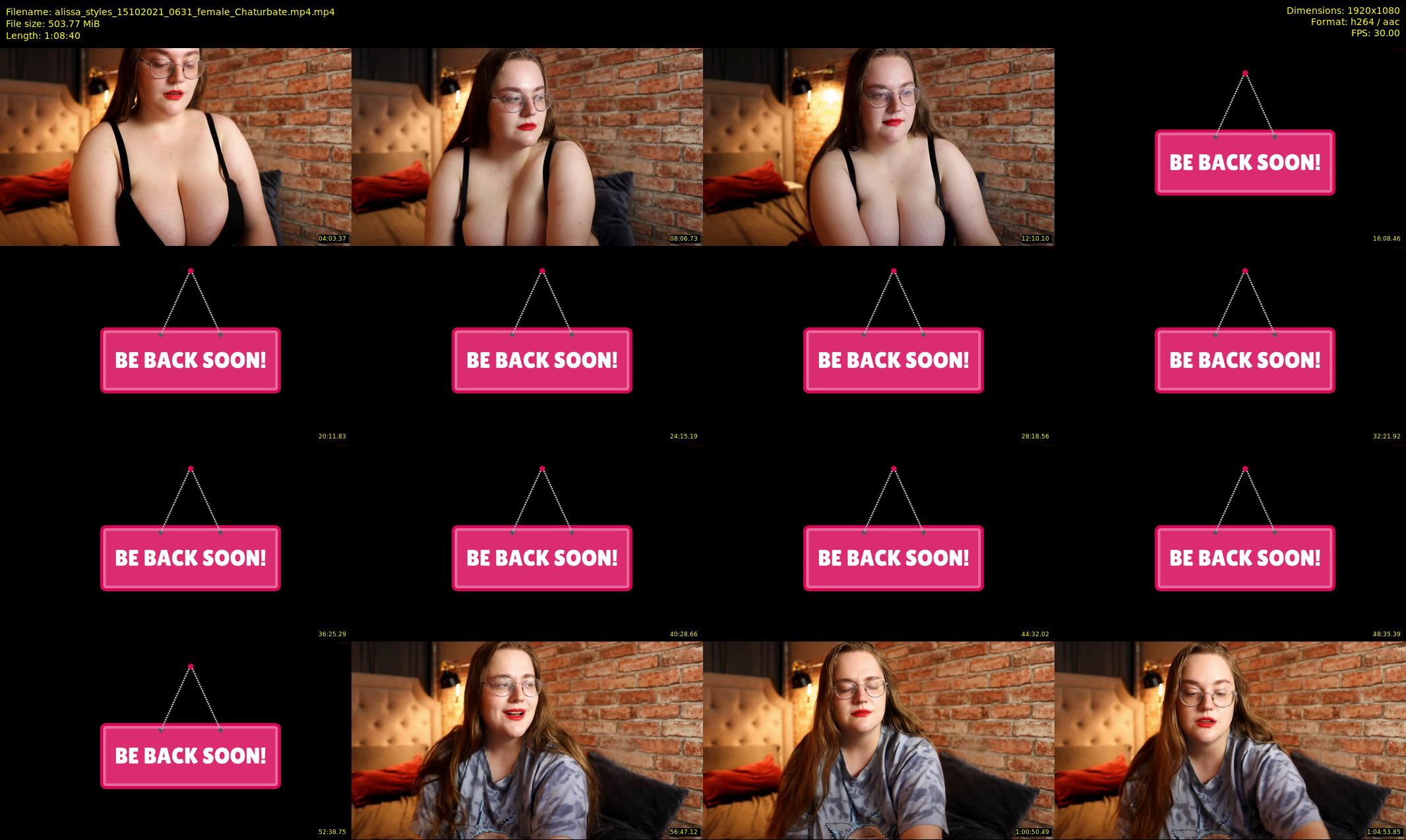 alissa_styles — 69 minute Chaturbate female cam show recording, 1080p, Oct 15, 2021