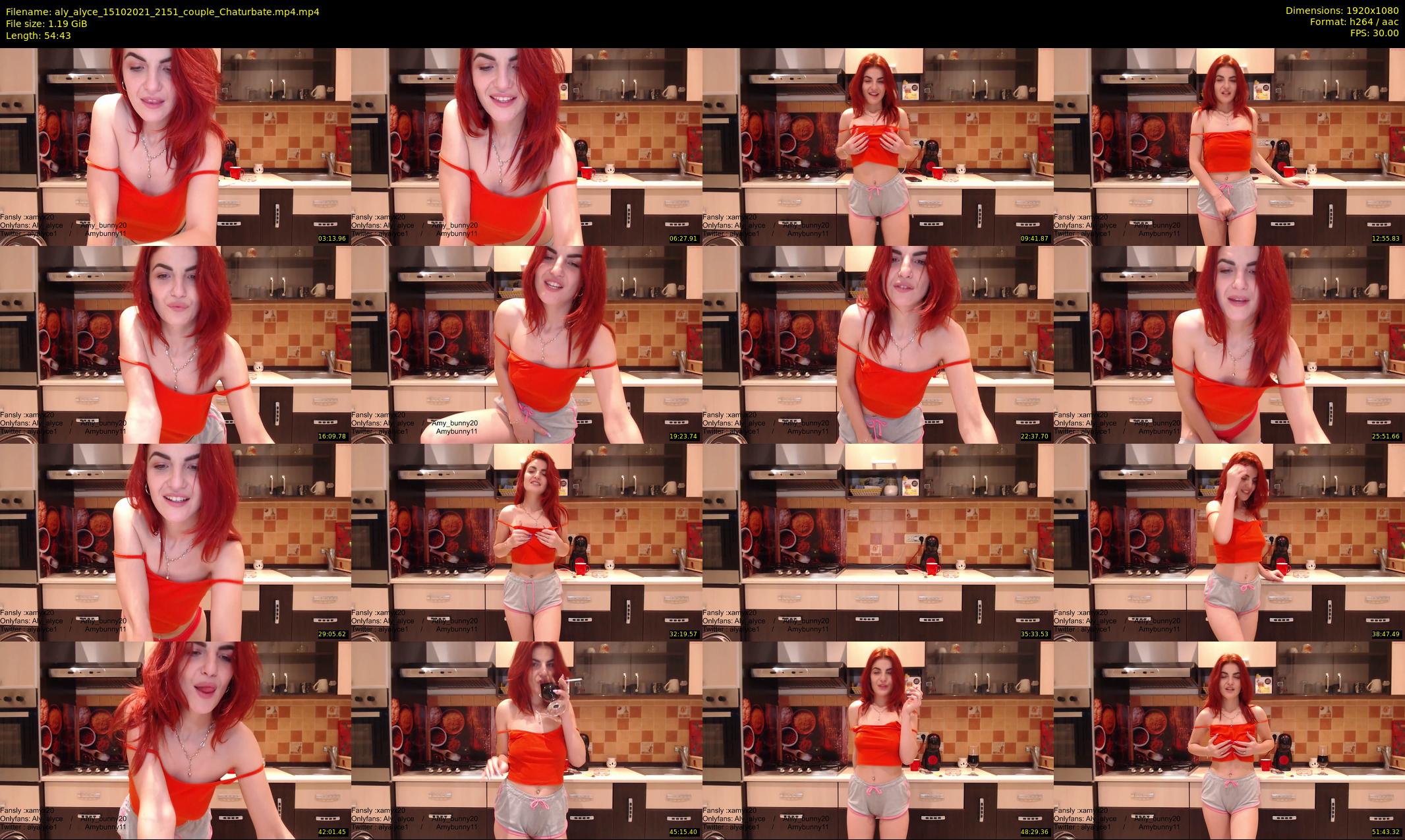 aly_alyce — 55 minute Chaturbate female cam show recording, 1080p, Oct 15, 2021