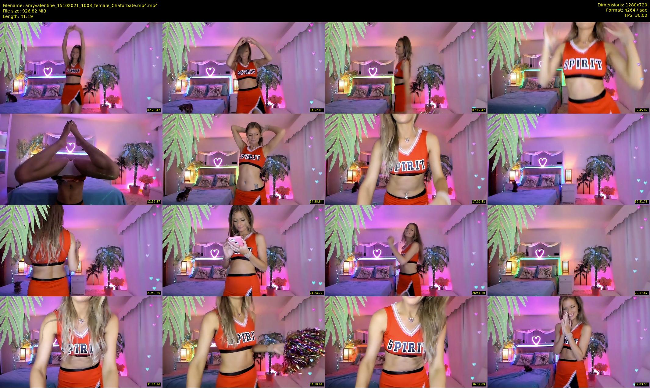 amyvalentine — 42 minute Chaturbate female cam show recording, 720p, Oct 15, 2021