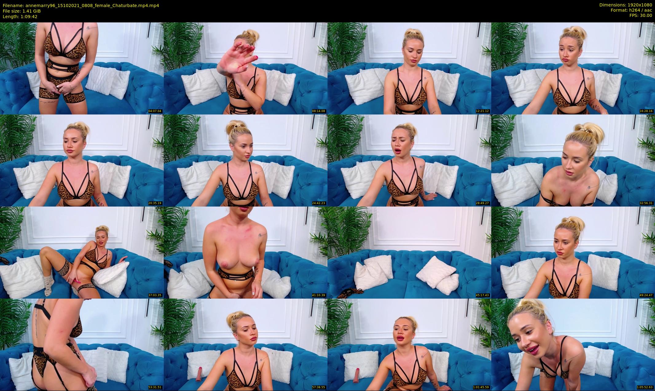 annemarry96 — 70 minute Chaturbate female cam show recording, 1080p, Oct 15, 2021
