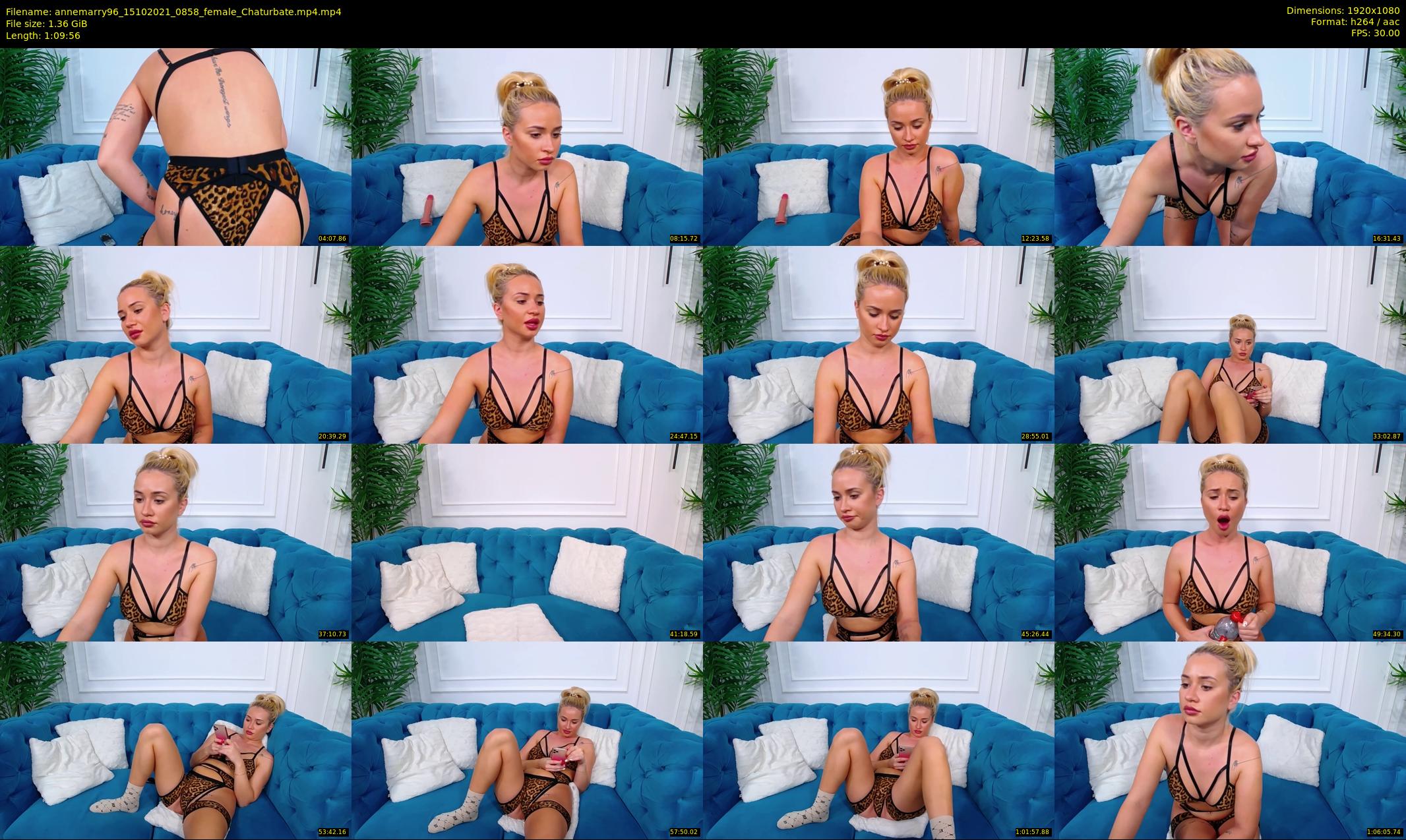 annemarry96 — 70 minute Chaturbate female cam show recording, 1080p, Oct 15, 2021