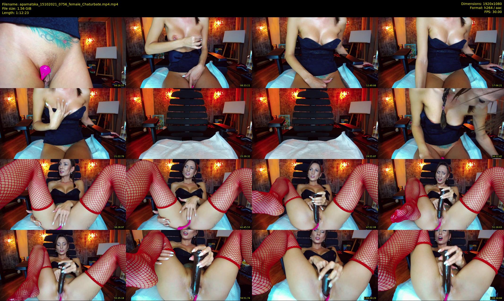 apamatska — 73 minute Chaturbate female cam show recording, 1080p, Oct 15, 2021
