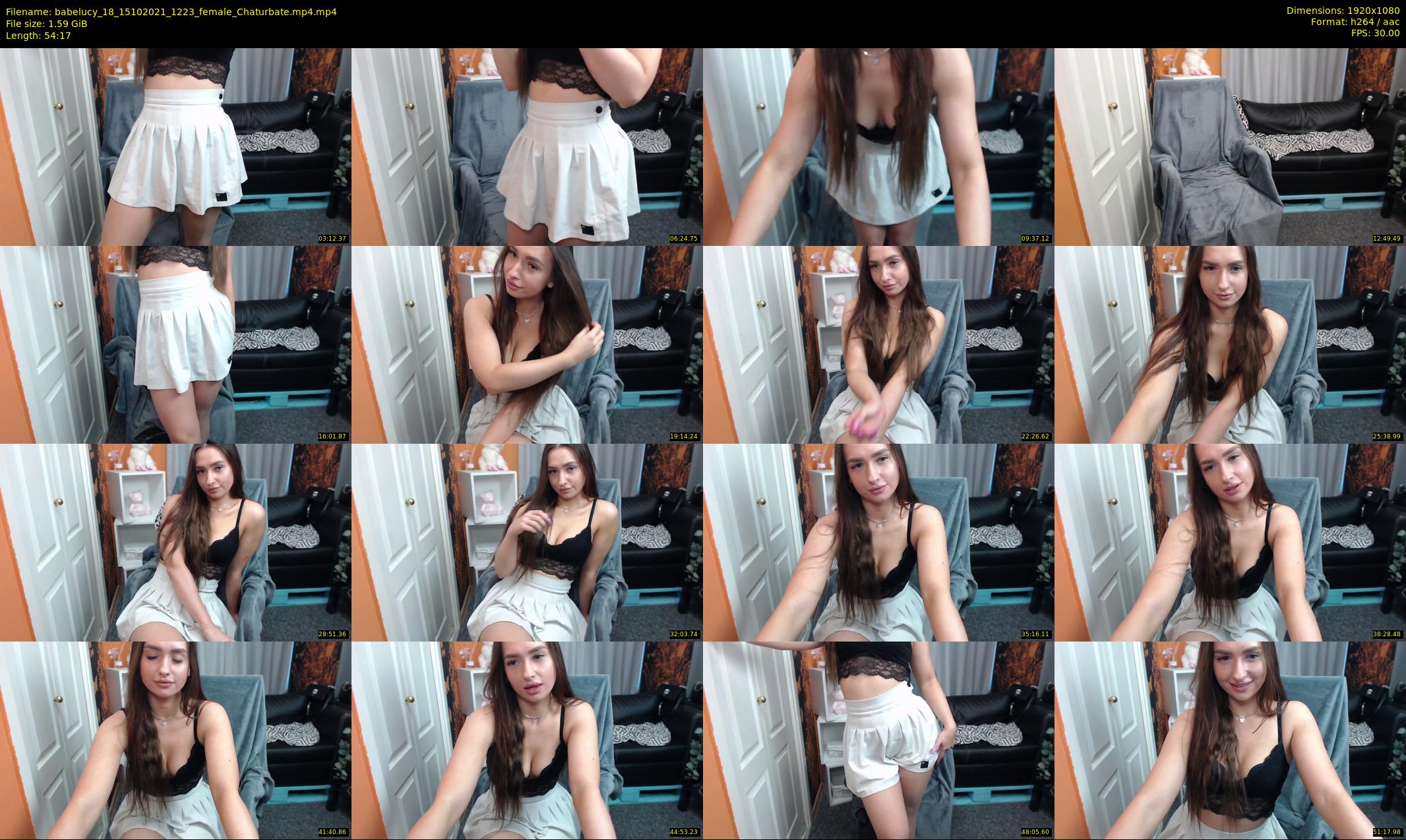 babelucy_18 — 55 minute Chaturbate female cam show recording, 1080p, Oct 15, 2021