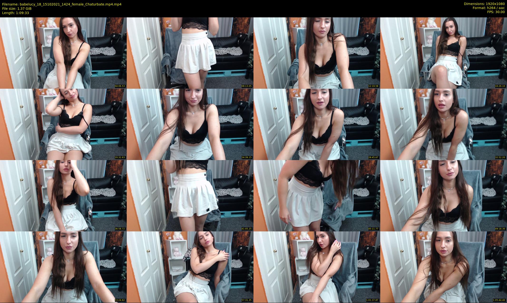 babelucy_18 — 70 minute Chaturbate female cam show recording, 1080p, Oct 15, 2021