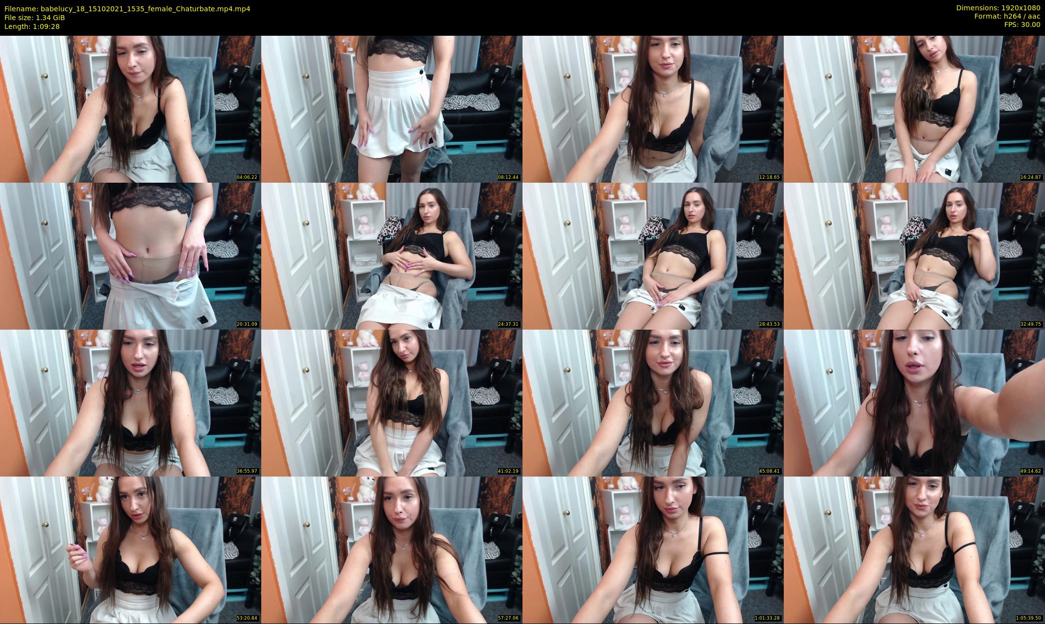 babelucy_18 — 70 minute Chaturbate female cam show recording, 1080p, Oct 15, 2021