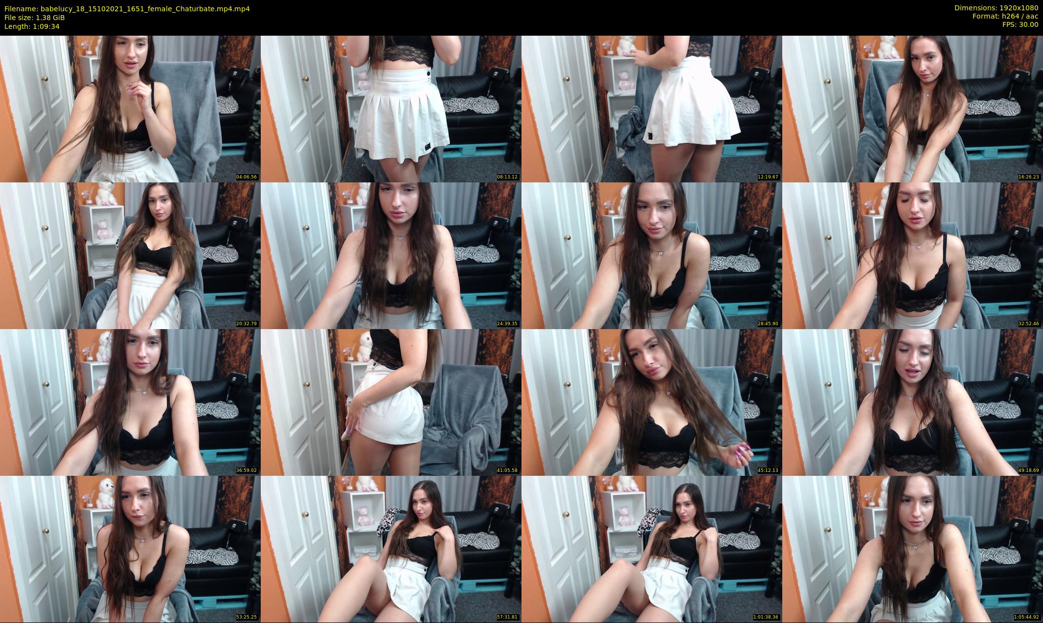 babelucy_18 — 70 minute Chaturbate female cam show recording, 1080p, Oct 15, 2021