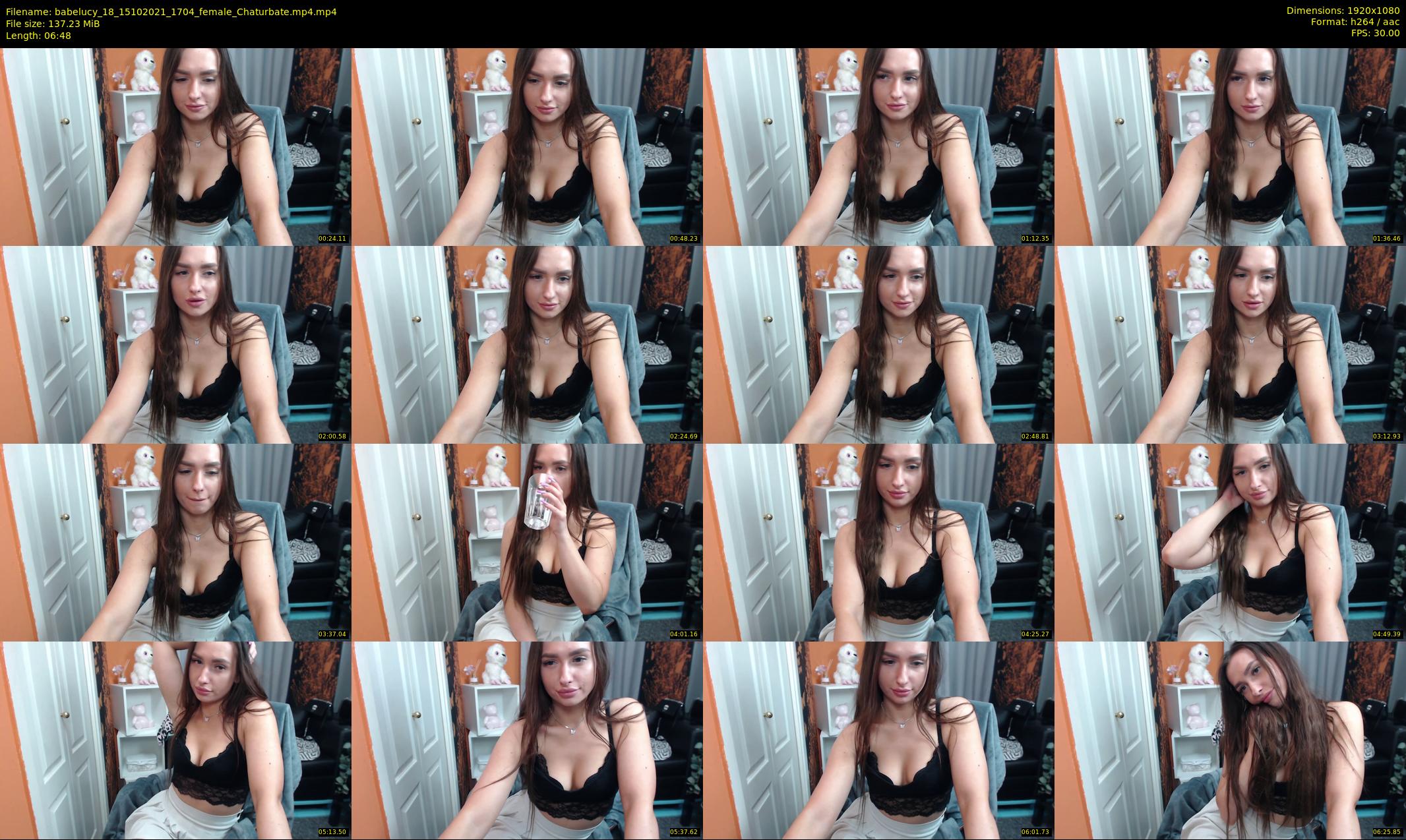 babelucy_18 — 7 minute Chaturbate female cam show recording, 1080p, Oct 15, 2021