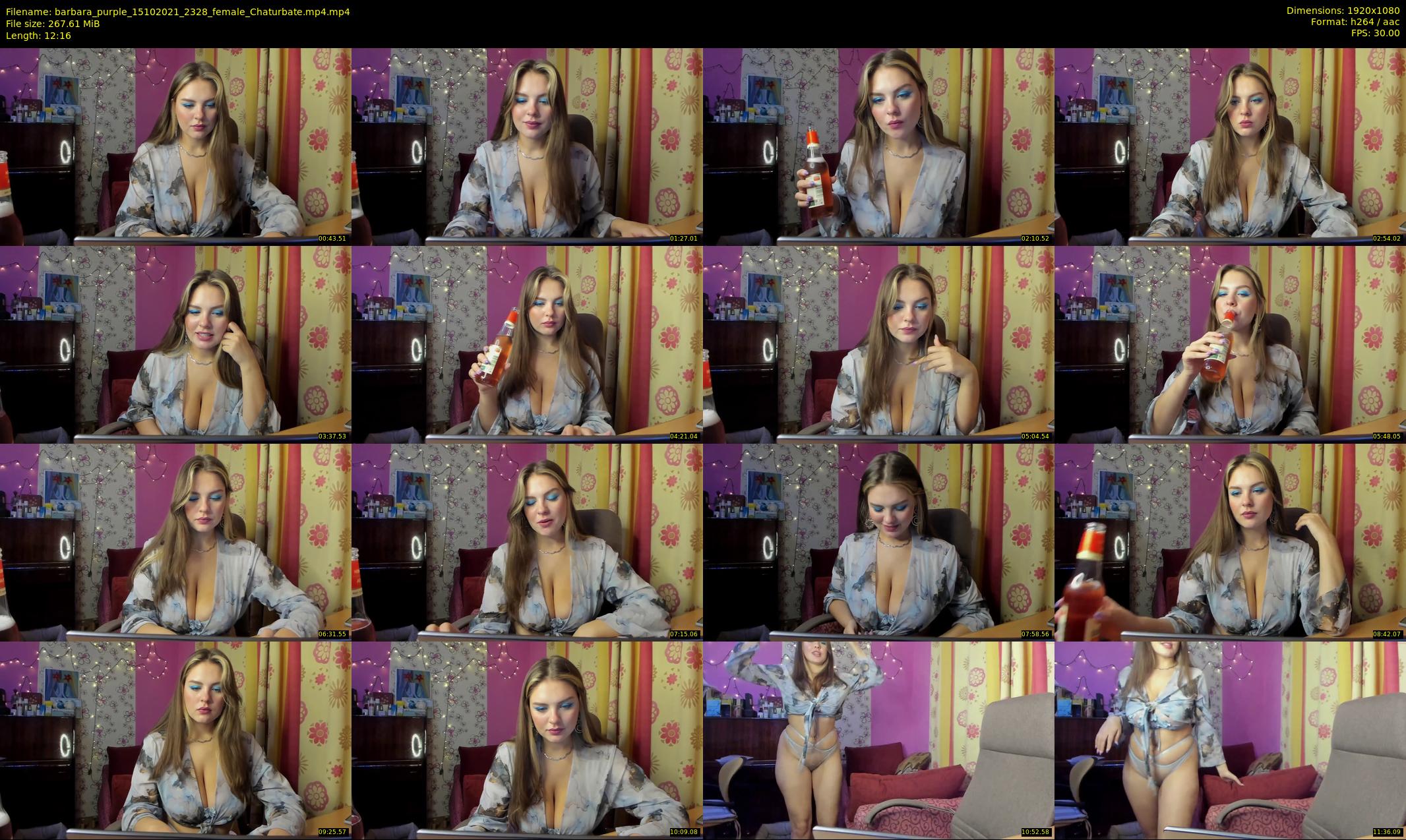barbara_purple — 13 minute Chaturbate female cam show recording, 1080p, Oct 15, 2021