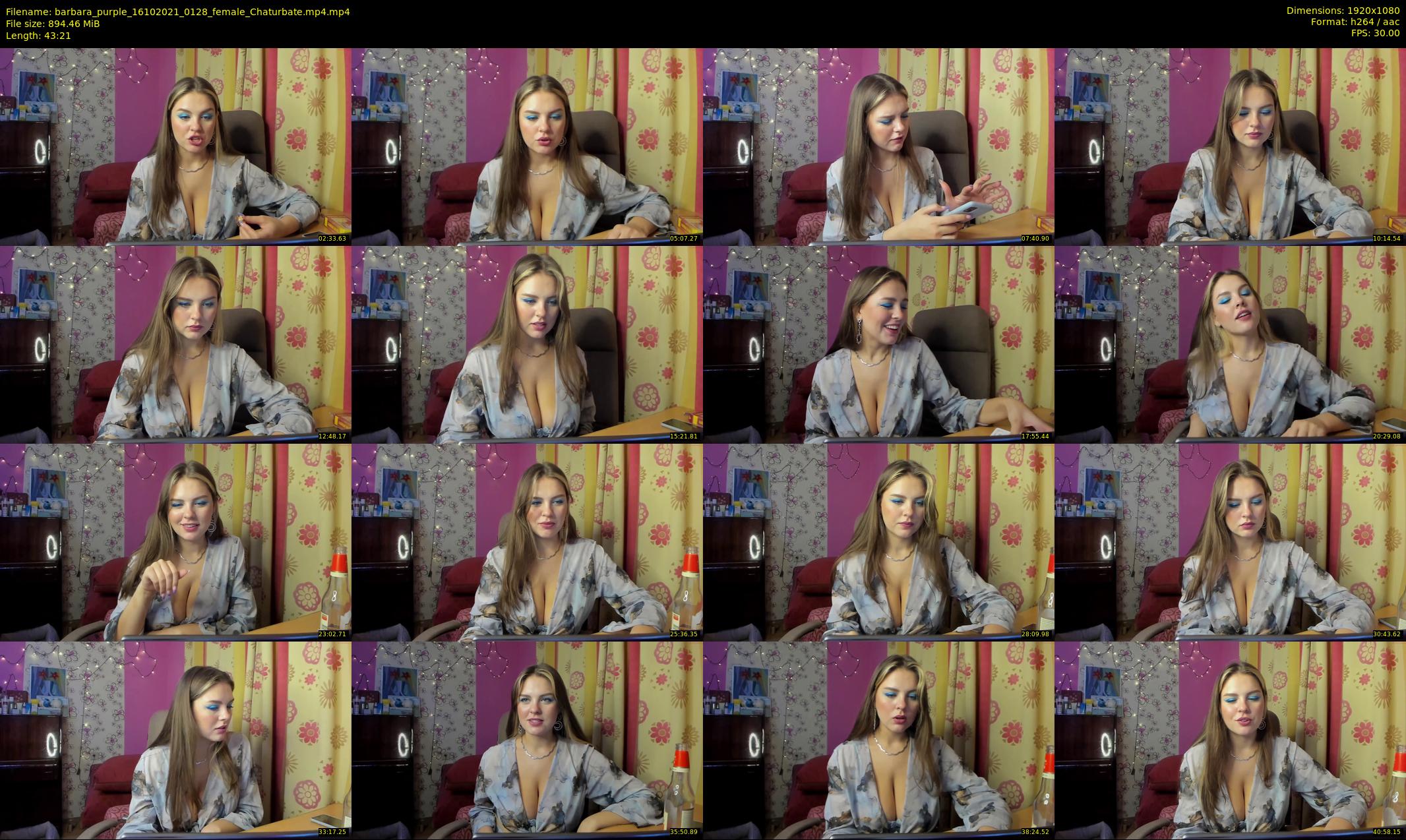barbara_purple — 44 minute Chaturbate female cam show recording, 1080p, Oct 16, 2021