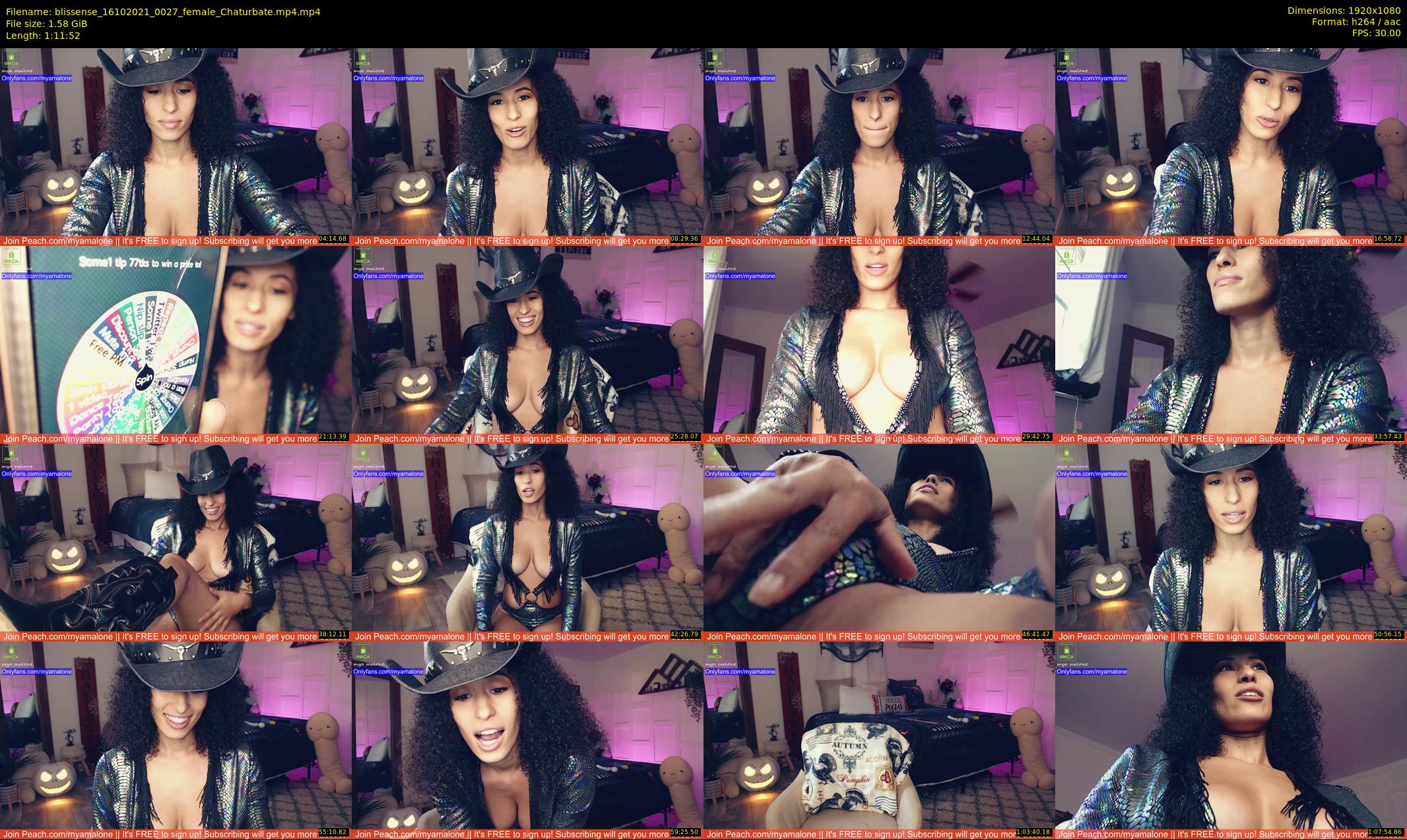 blissense — 72 minute Chaturbate female cam show recording, 1080p, Oct 16, 2021