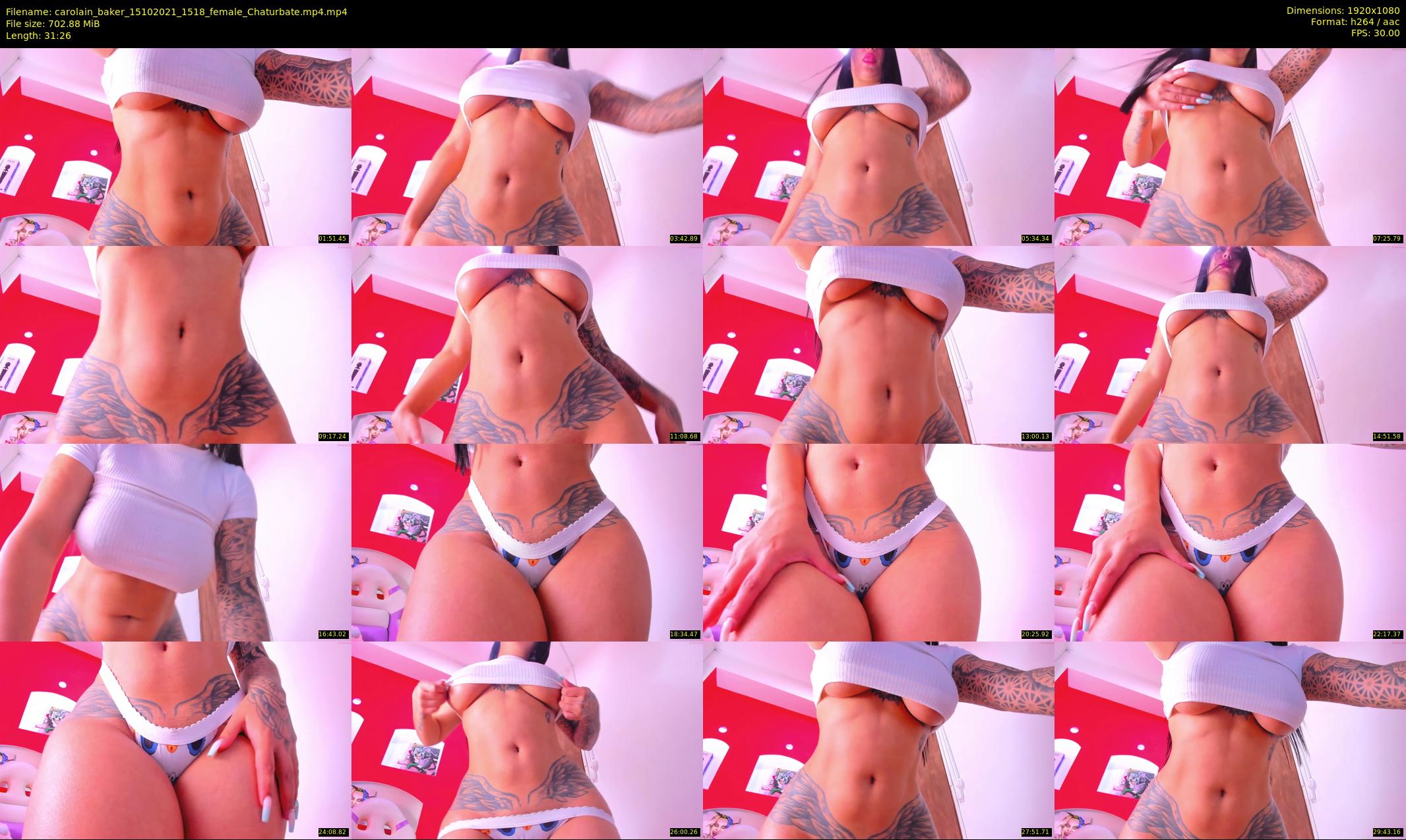 carolain_baker — 32 minute Chaturbate female cam show recording, 1080p, Oct 15, 2021
