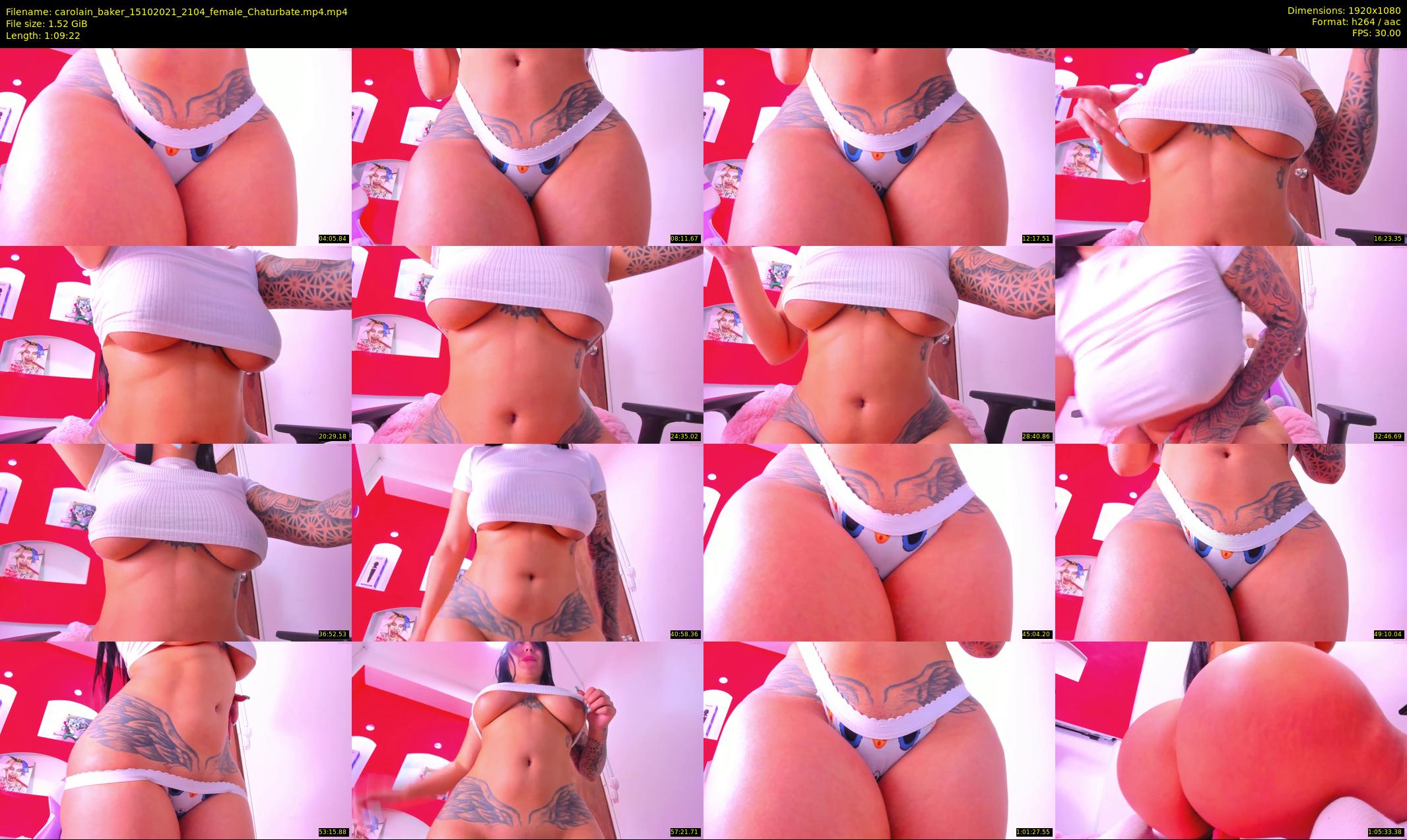 carolain_baker — 70 minute Chaturbate female cam show recording, 1080p, Oct 15, 2021