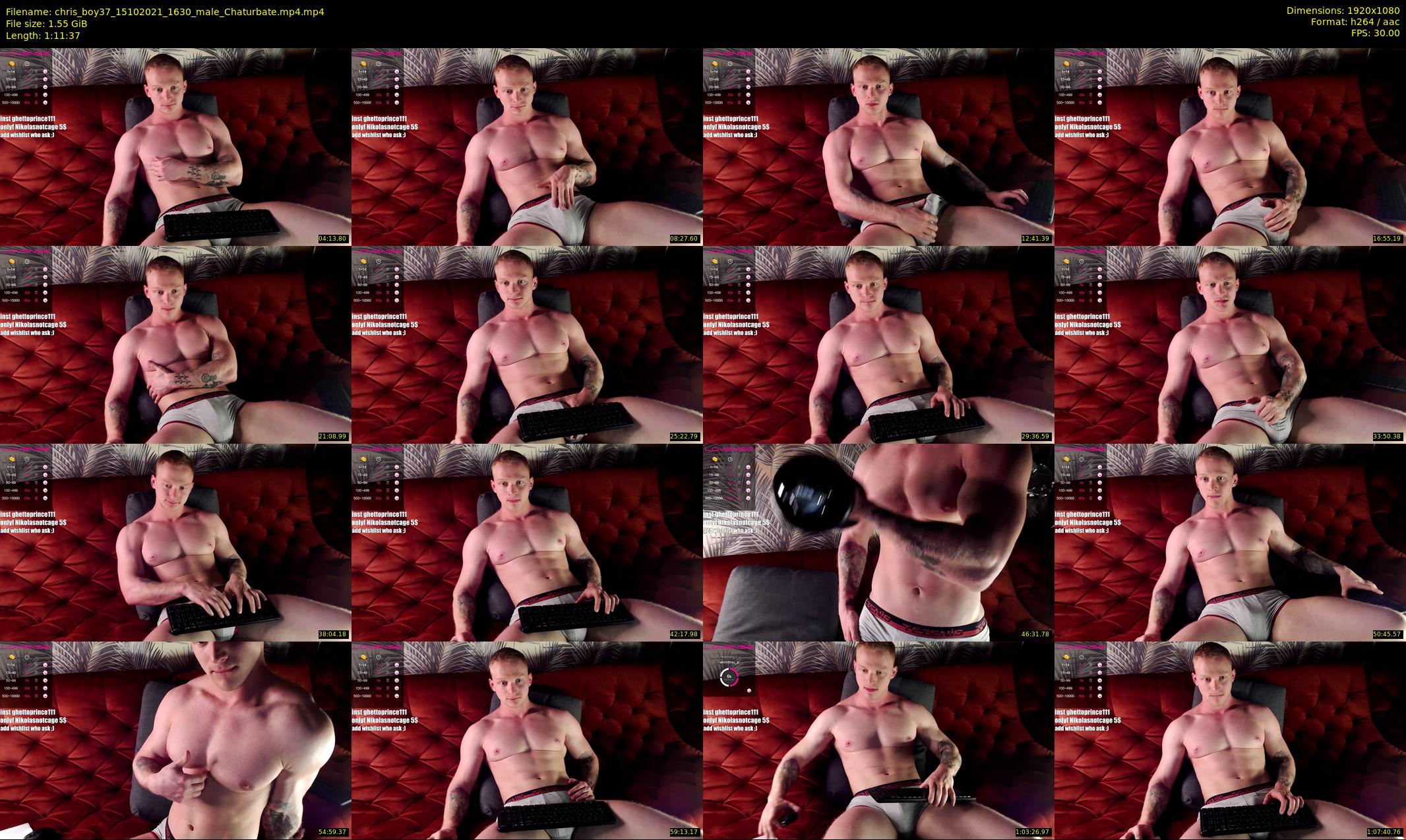 chris_boy37 — 72 minute Chaturbate male cam show recording, 1080p, Oct 15, 2021