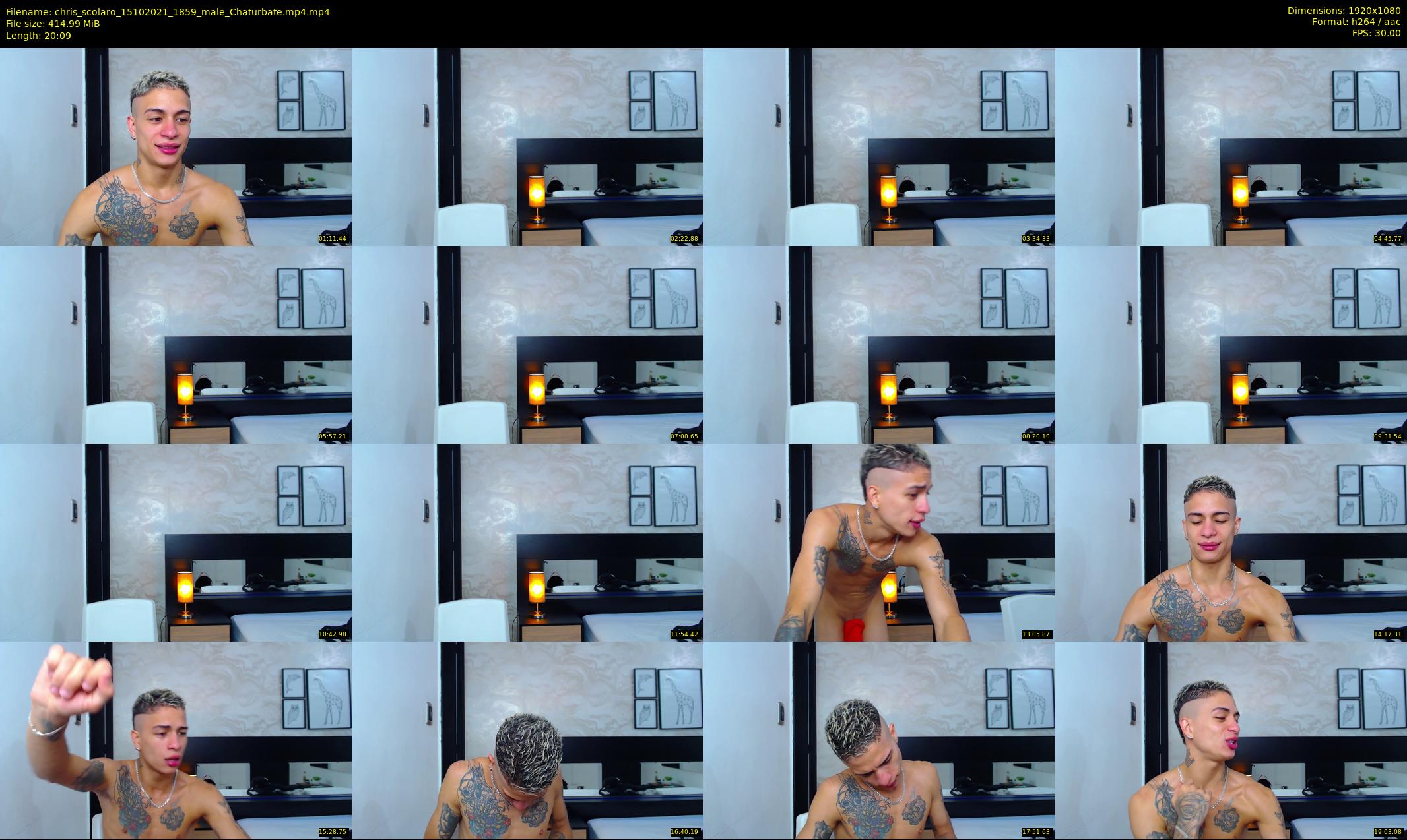 chris_scolaro — 21 minute Chaturbate male cam show recording, 1080p, Oct 15, 2021