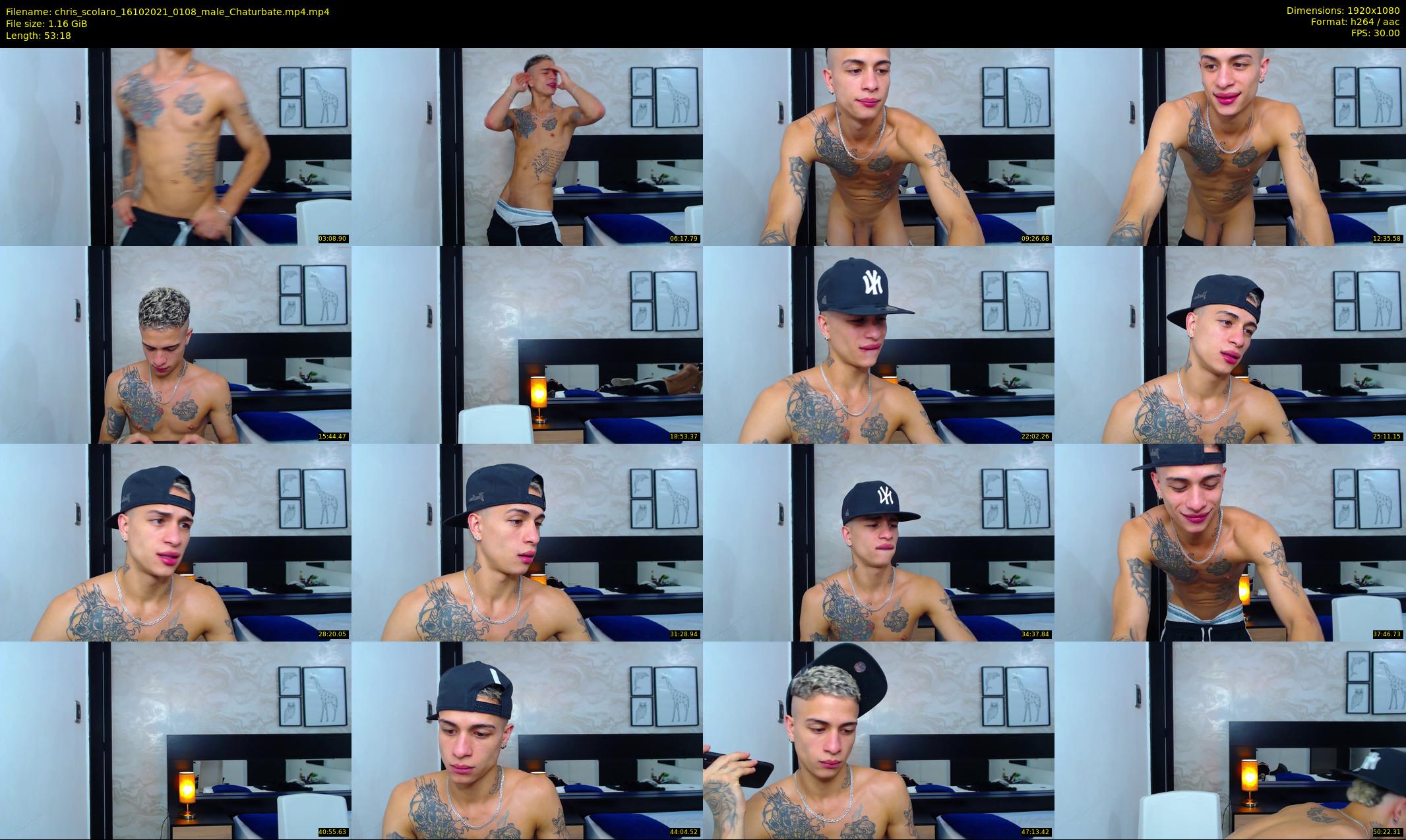 chris_scolaro — 54 minute Chaturbate male cam show recording, 1080p, Oct 16, 2021