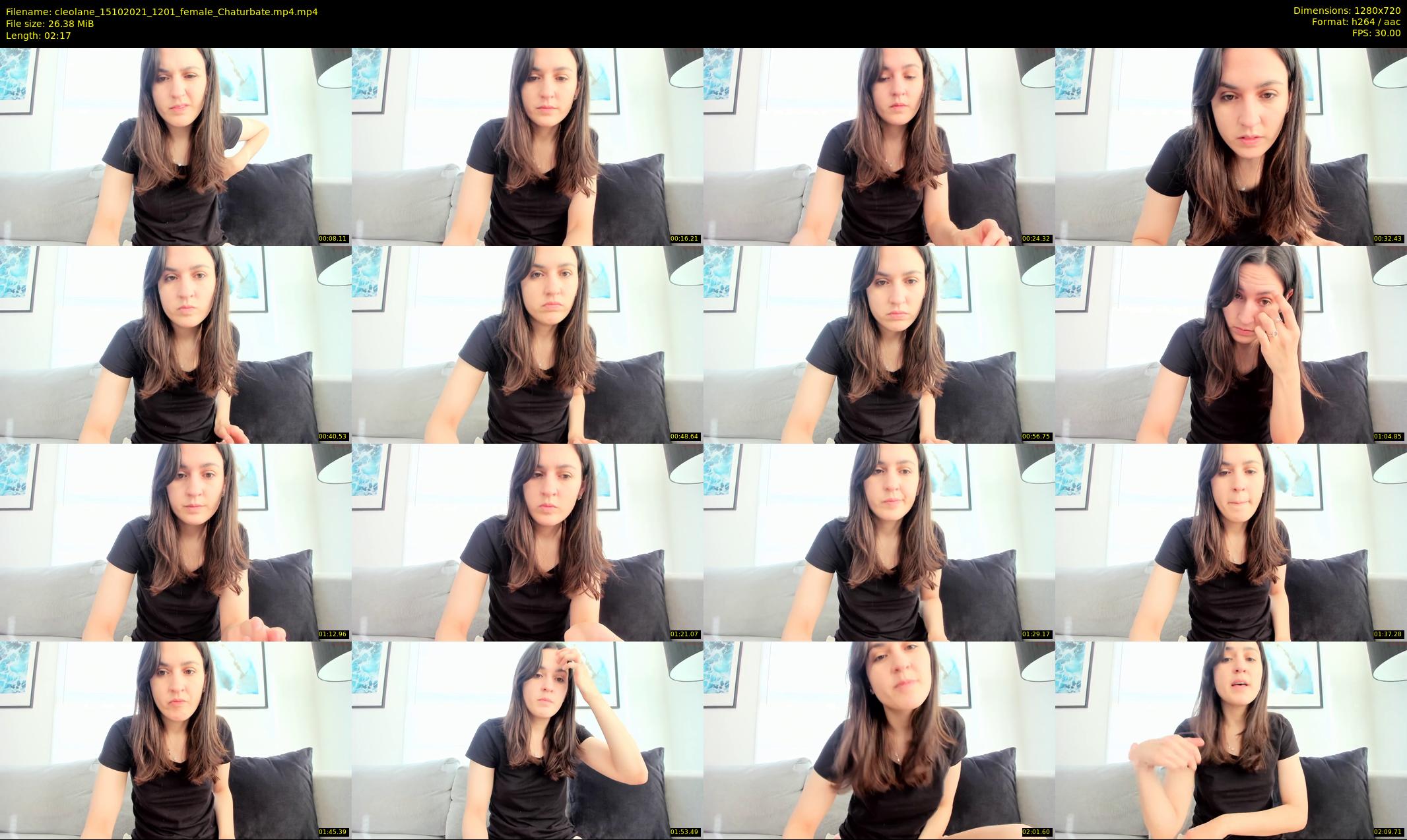 cleolane — 3 minute Chaturbate female cam show recording, 720p, Oct 15, 2021