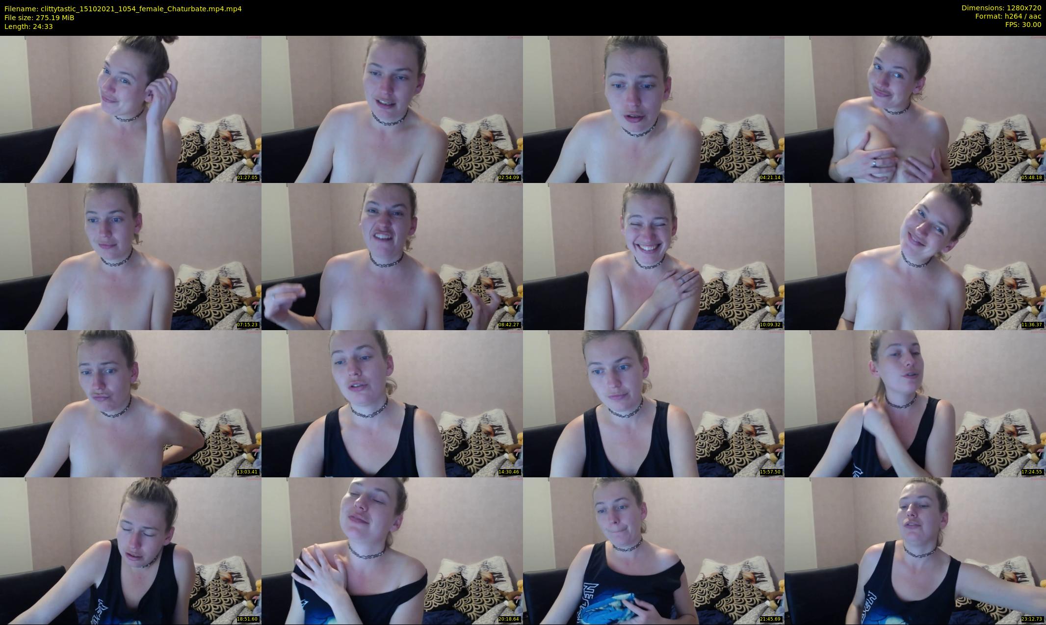 clittytastic — 25 minute Chaturbate female cam show recording, 720p, Oct 15, 2021