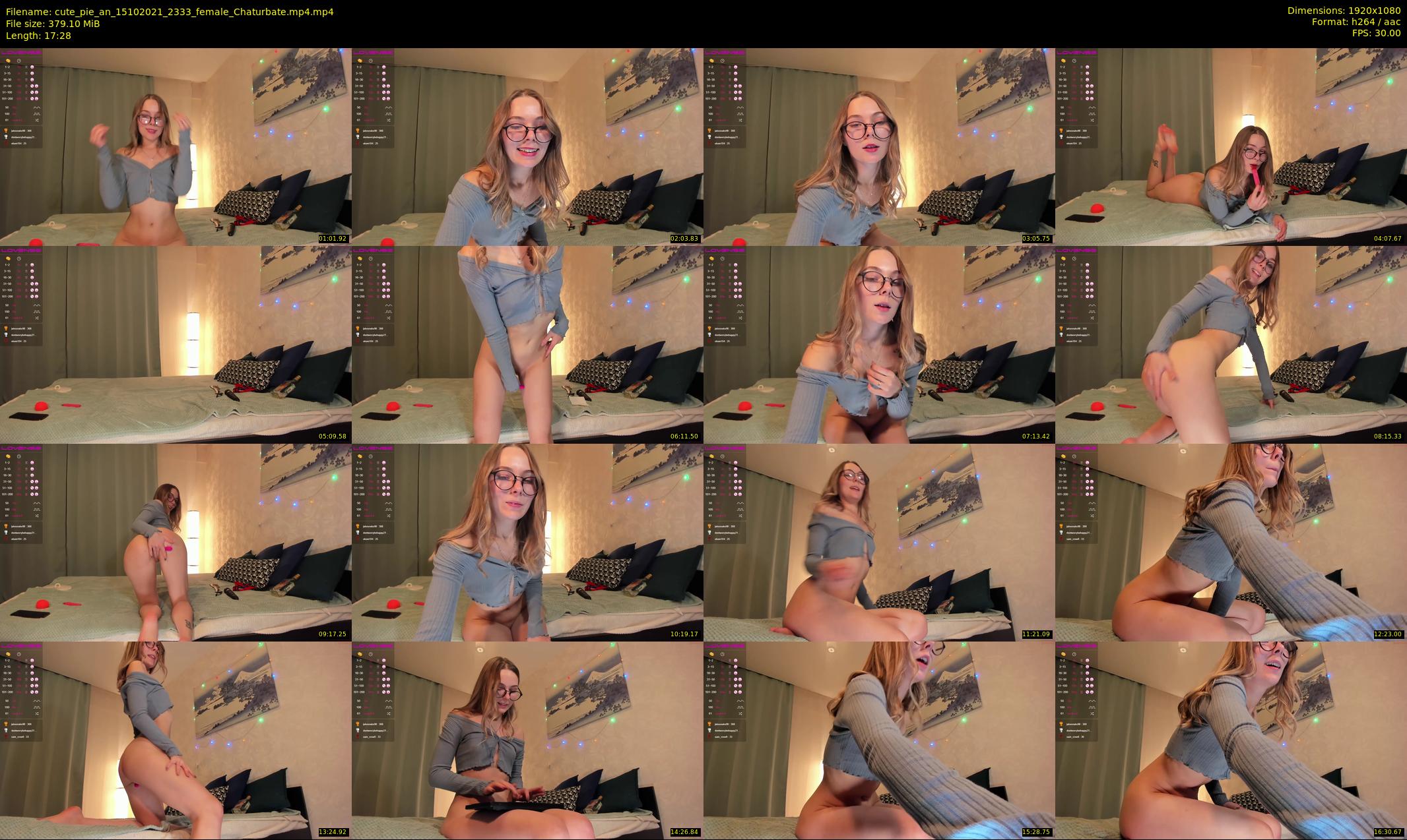 cute_pie_an — 18 minute Chaturbate female cam show recording, 1080p, Oct 15, 2021