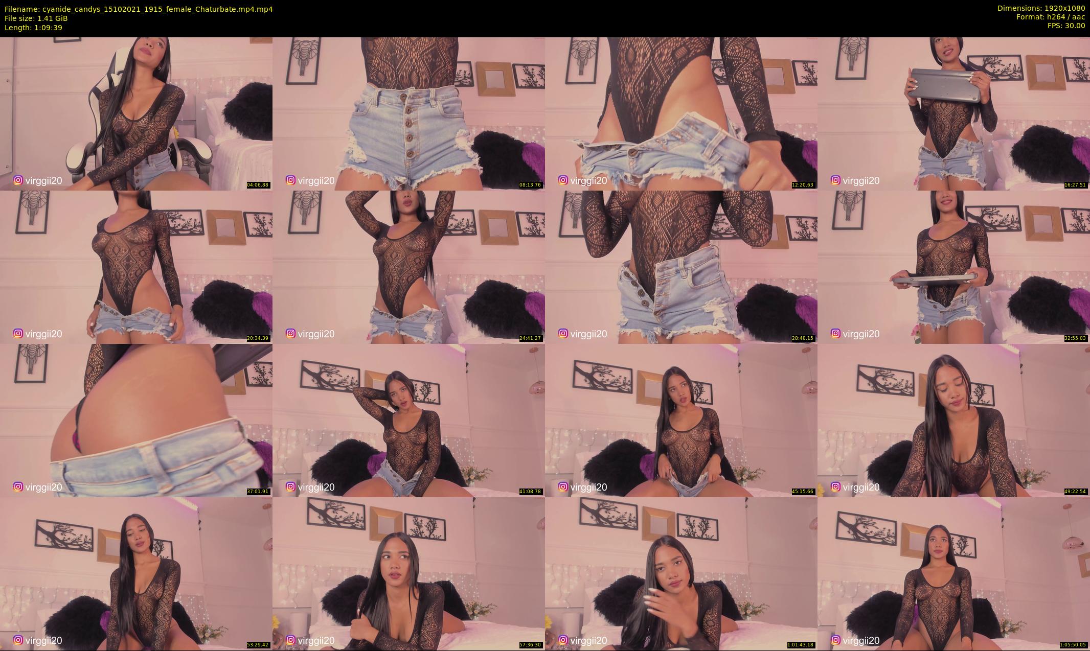 cyanide_candys — 70 minute Chaturbate female cam show recording, 1080p, Oct 15, 2021