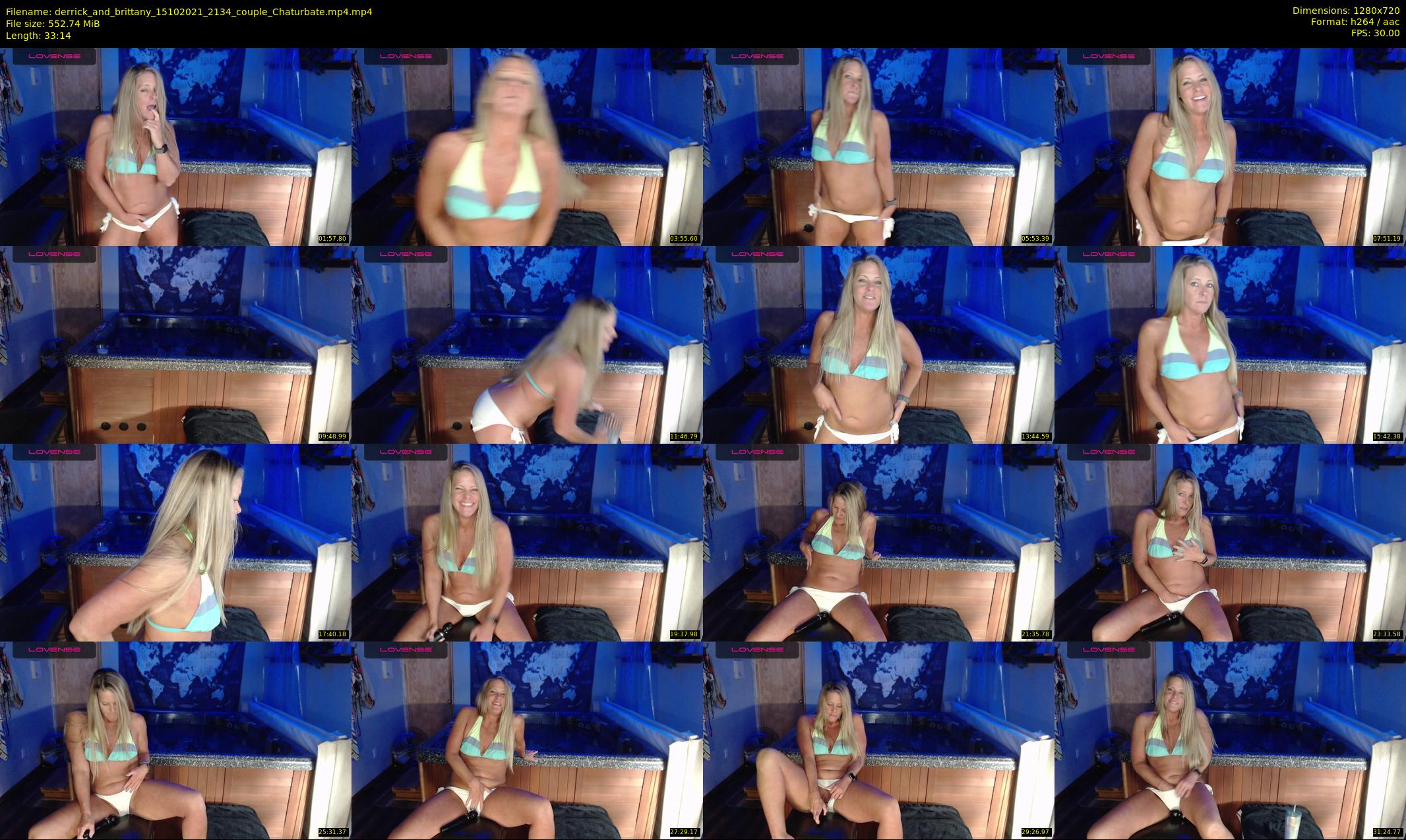 derrick_and_brittany — 34 minute Chaturbate couple cam show recording, 720p, Oct 15, 2021