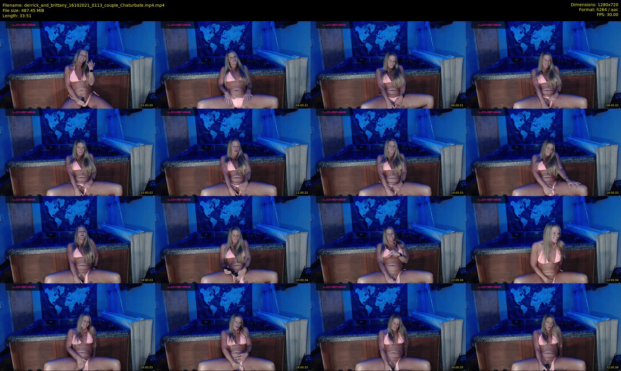 derrick_and_brittany — 34 minute Chaturbate couple cam show recording, 720p, Oct 16, 2021