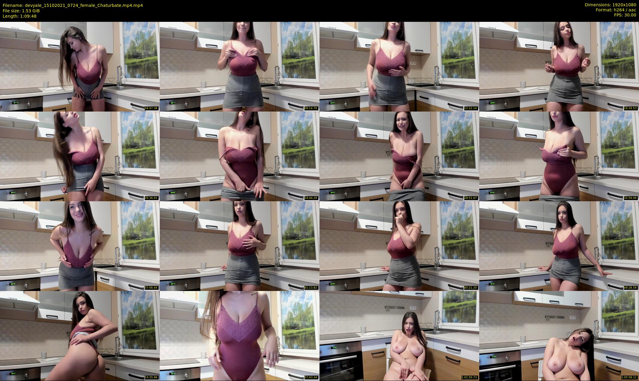 devyale — 70 minute Chaturbate female cam show recording, 1080p, Oct 15, 2021